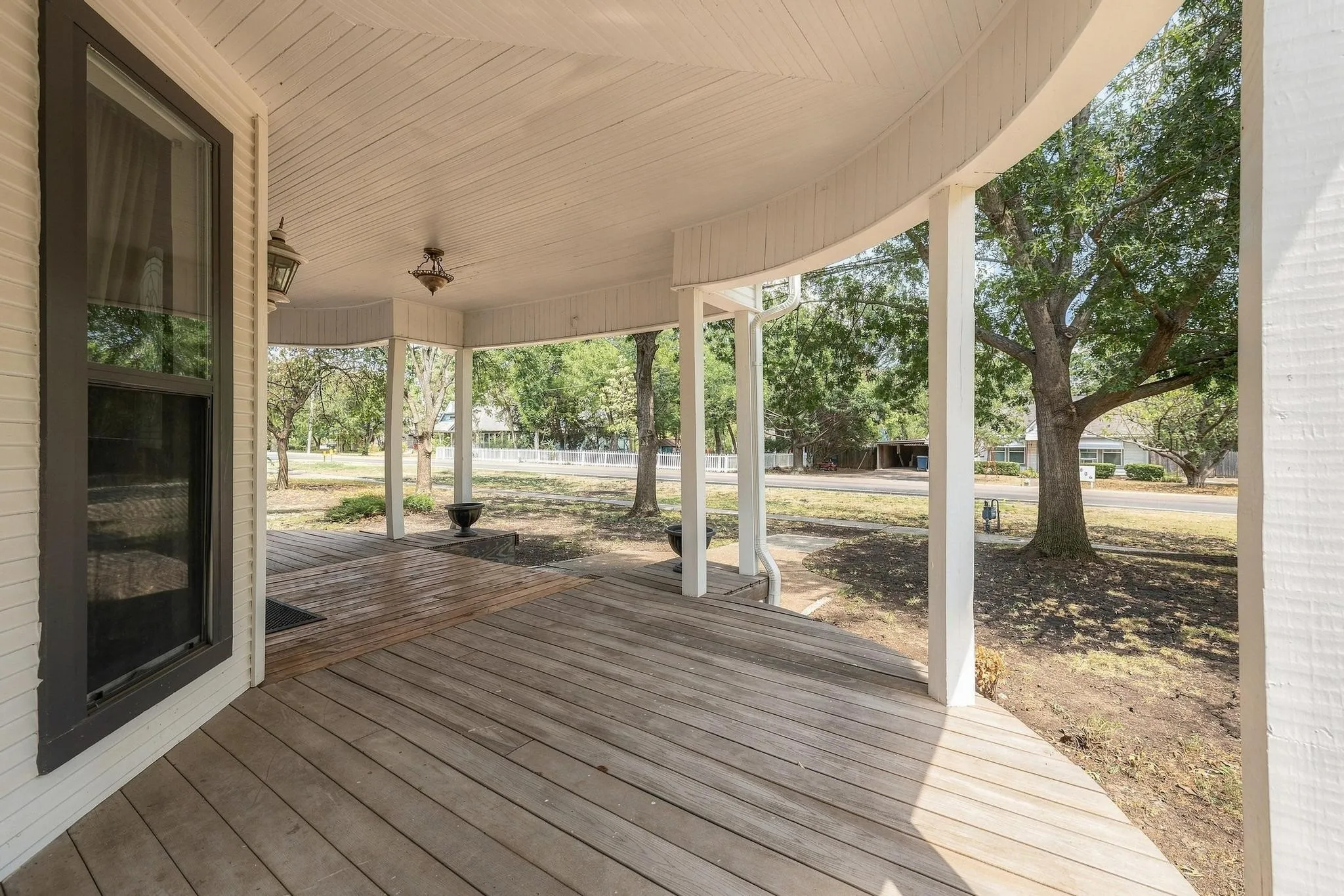 Beautiful front wrap porch