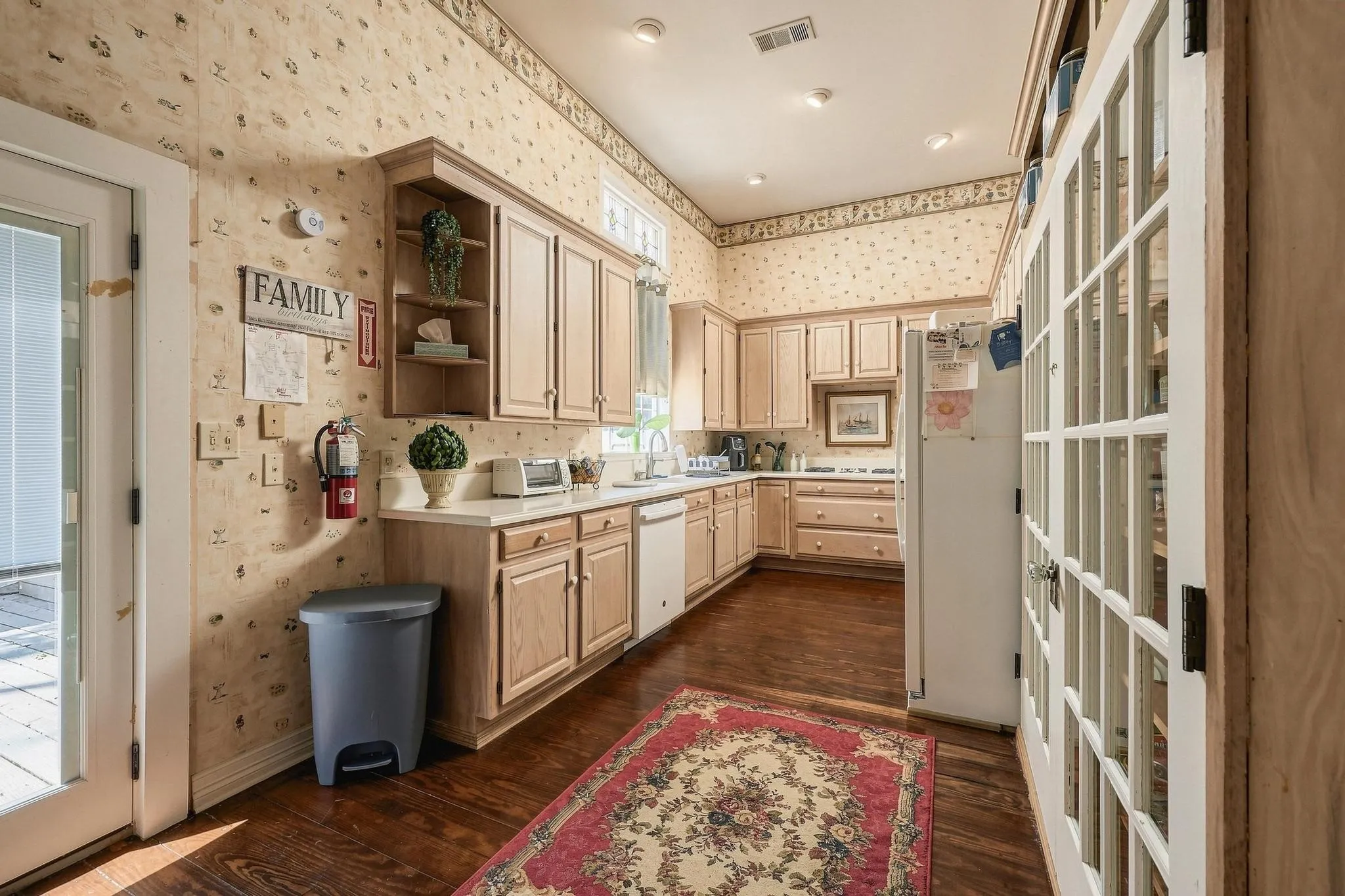 Large Kitchen with cabinets and space galore