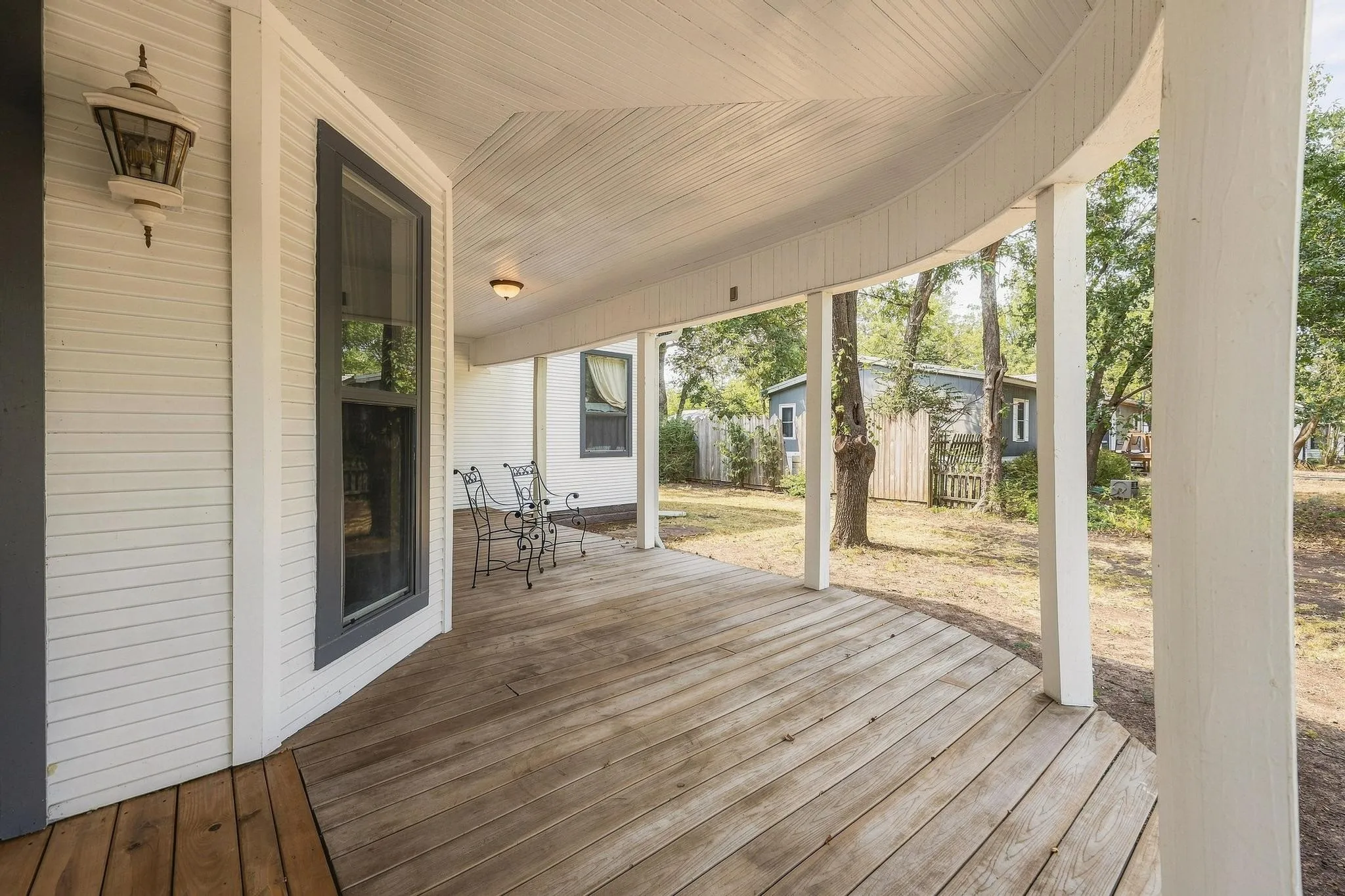 Beautiful front wrap porch