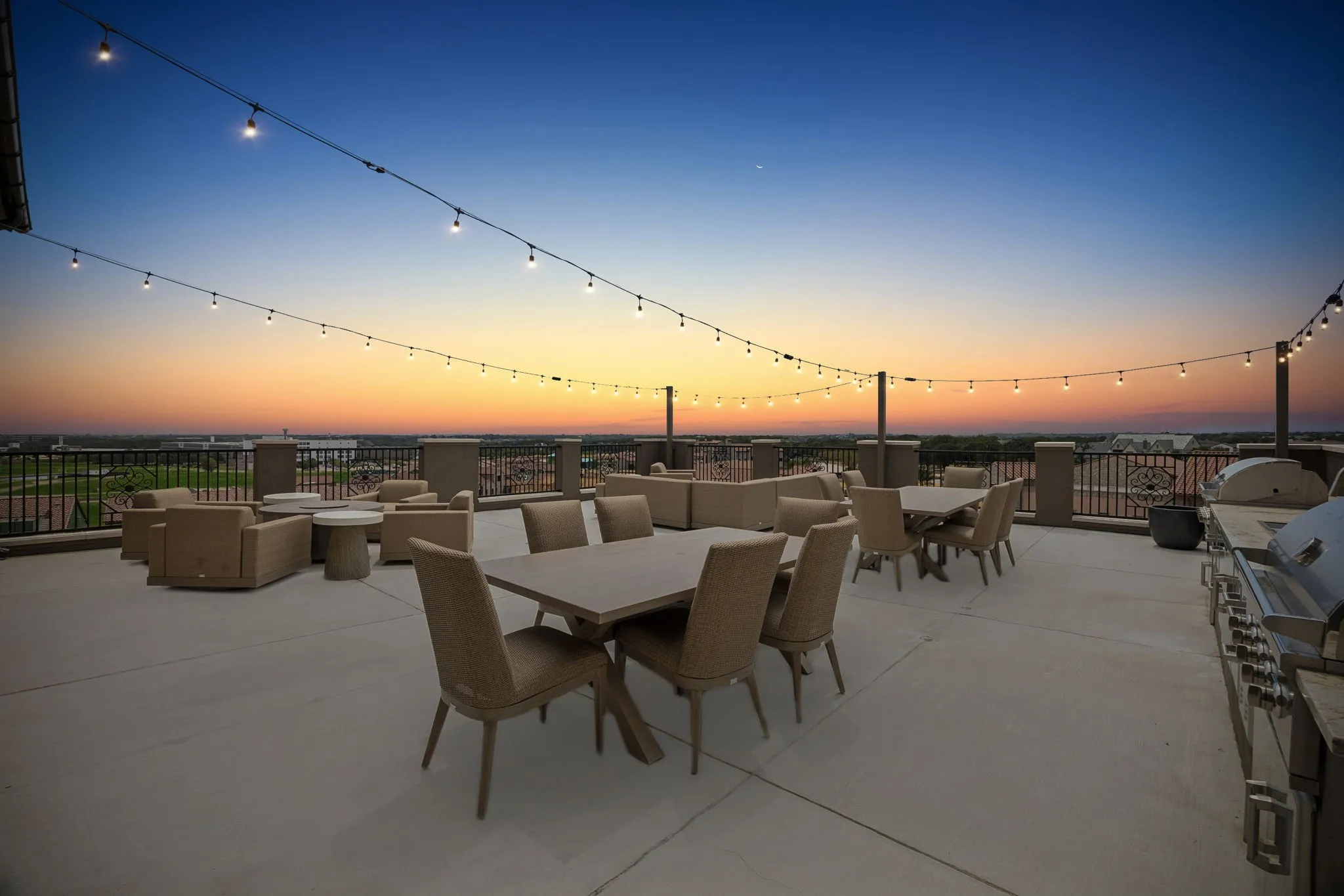 Roof top Patio for building residents