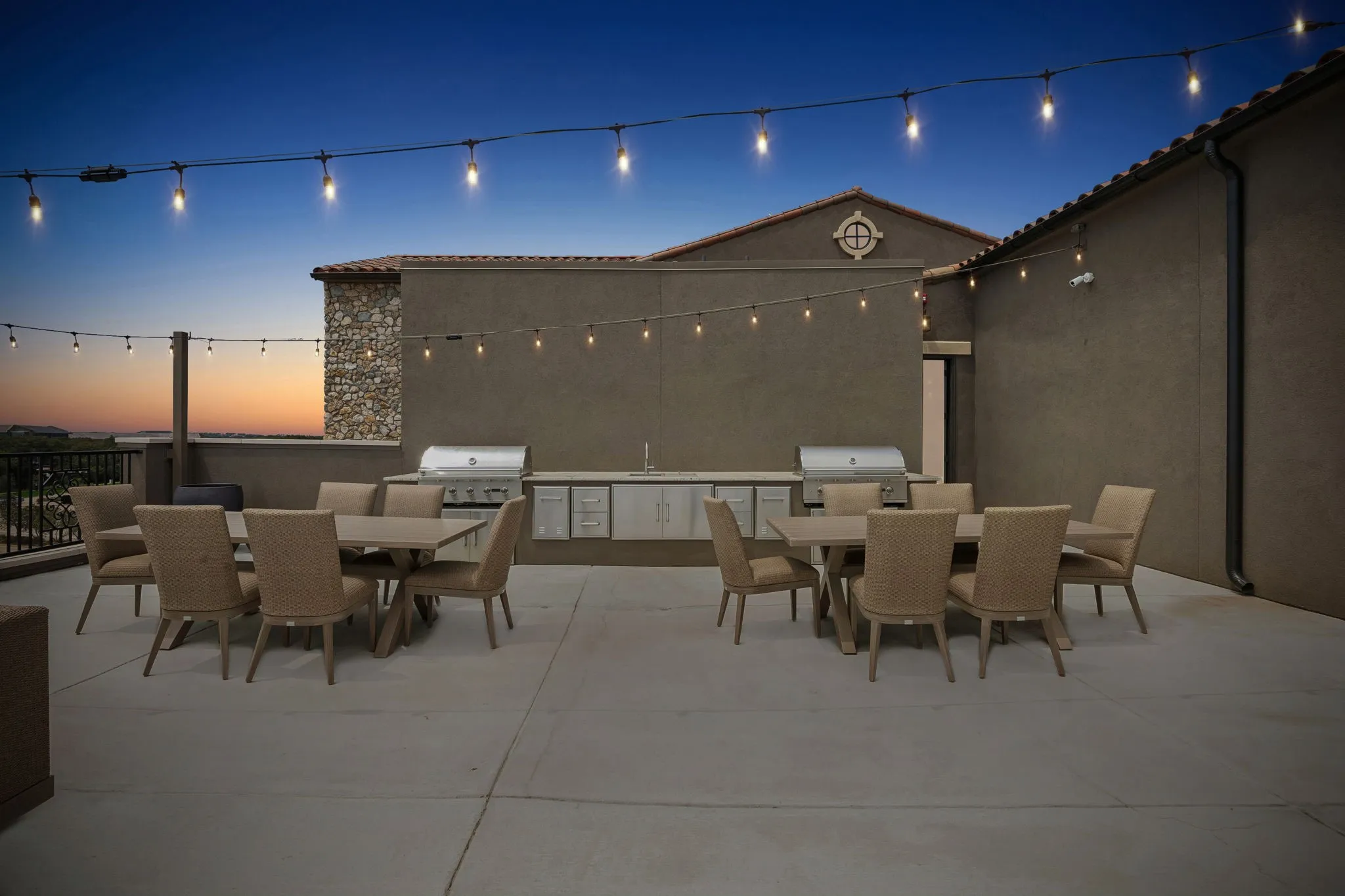 Roof top Patio for building residents