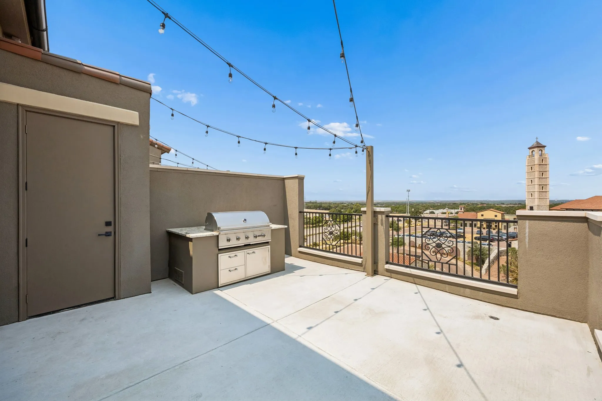 Balcony off the game room