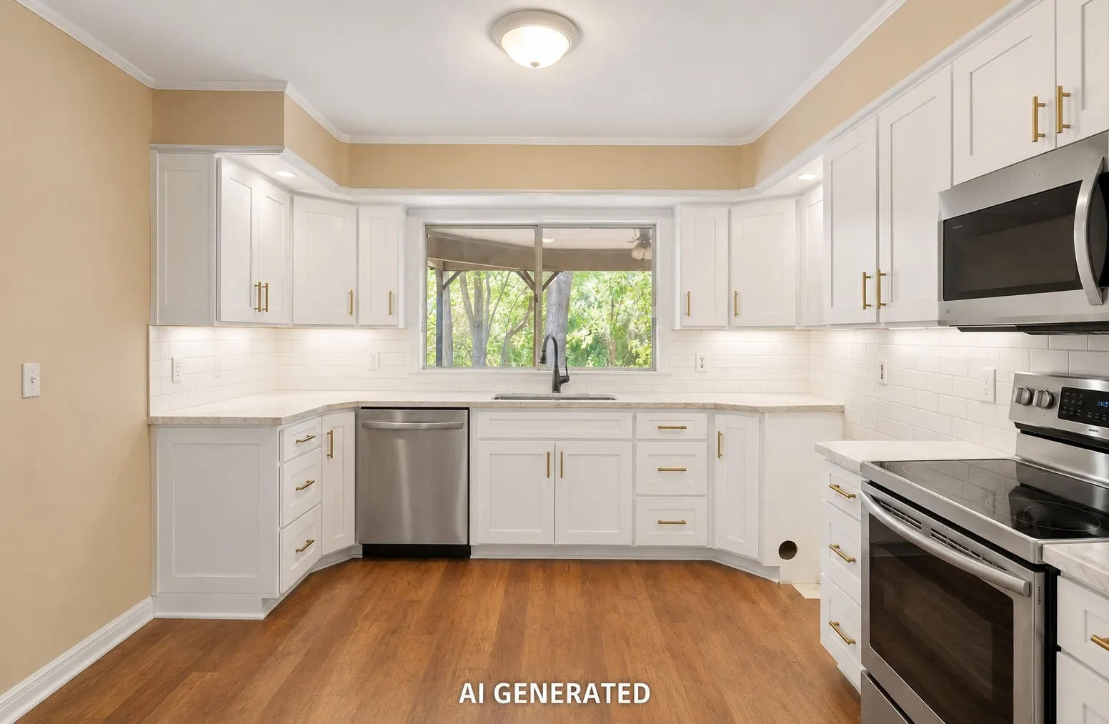 AI generated to show Kitchen potential