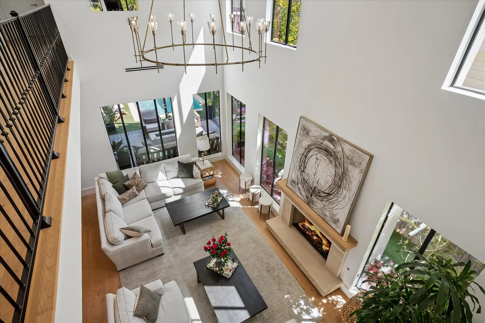 View from second floor landing