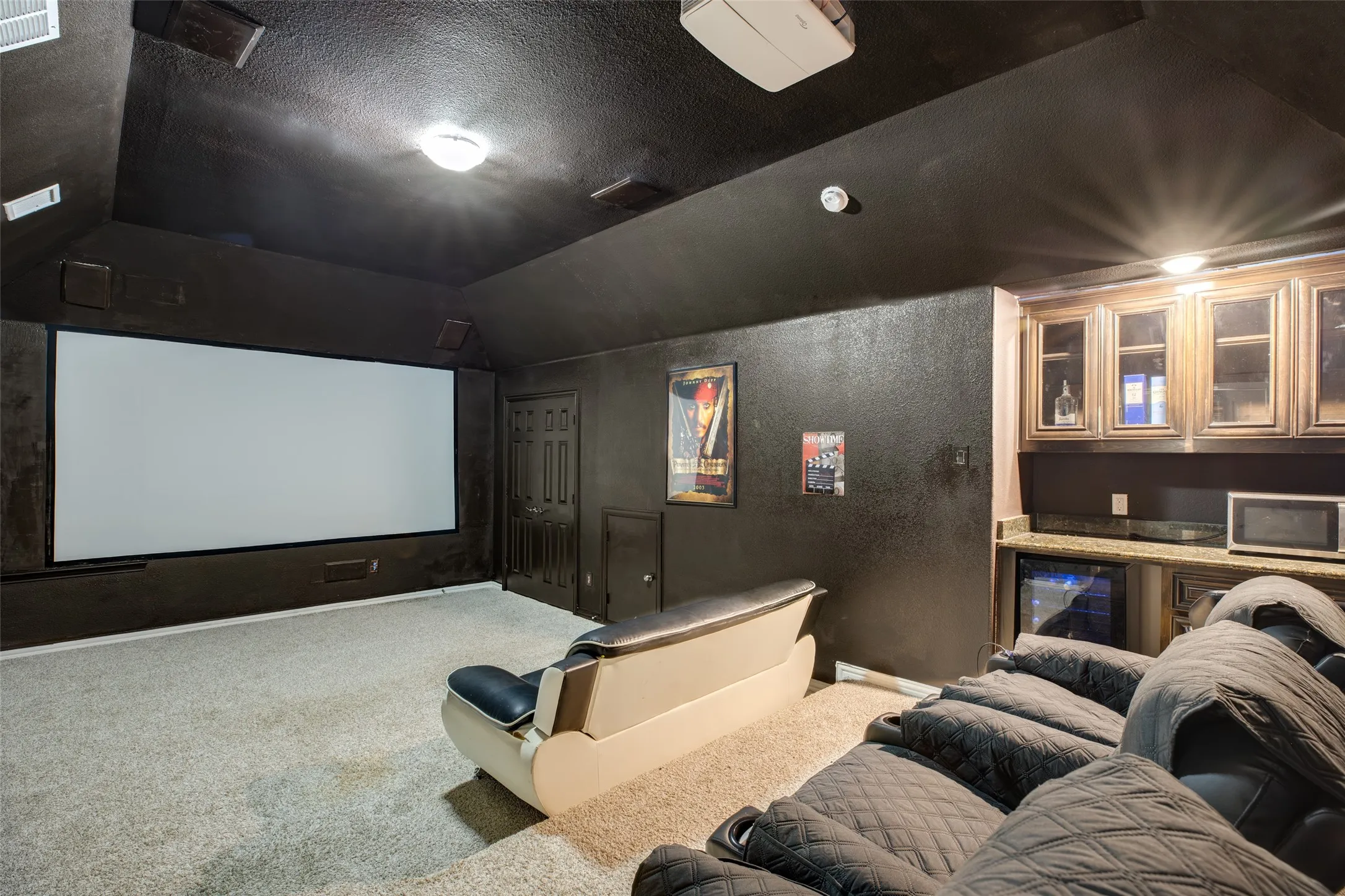 Media Room with Dry Bar