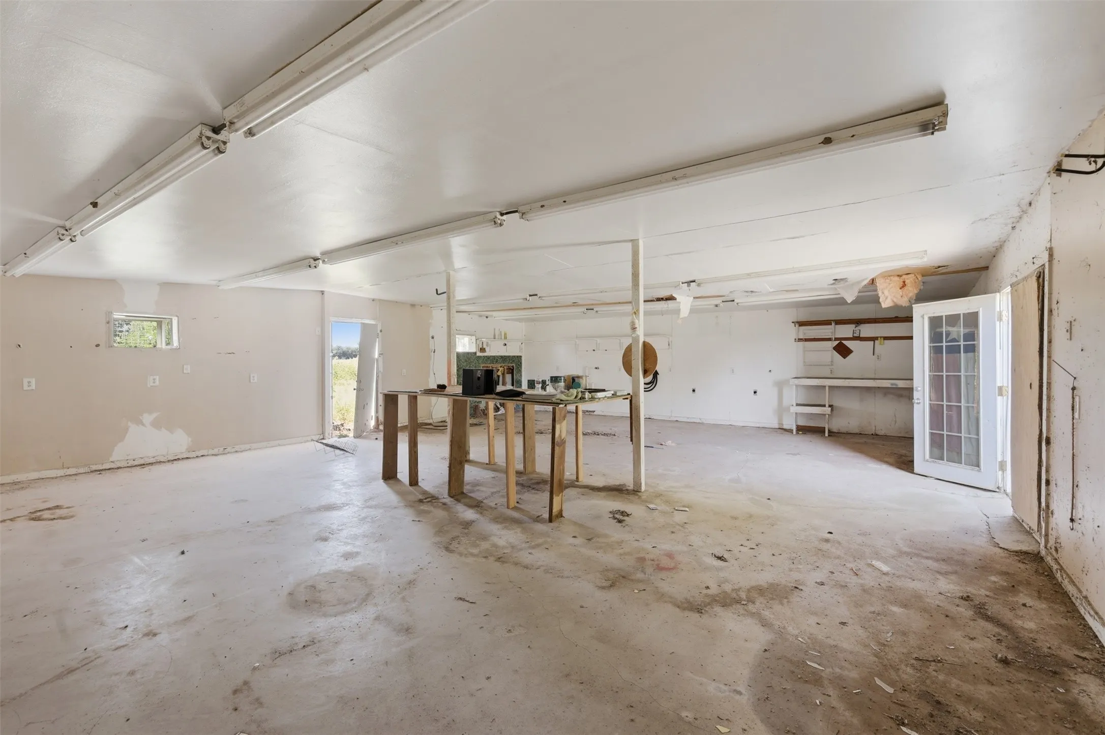 Interior view of workshop