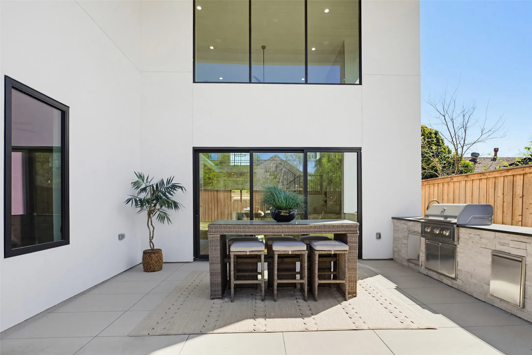 Patio and Outdoor Kitchen