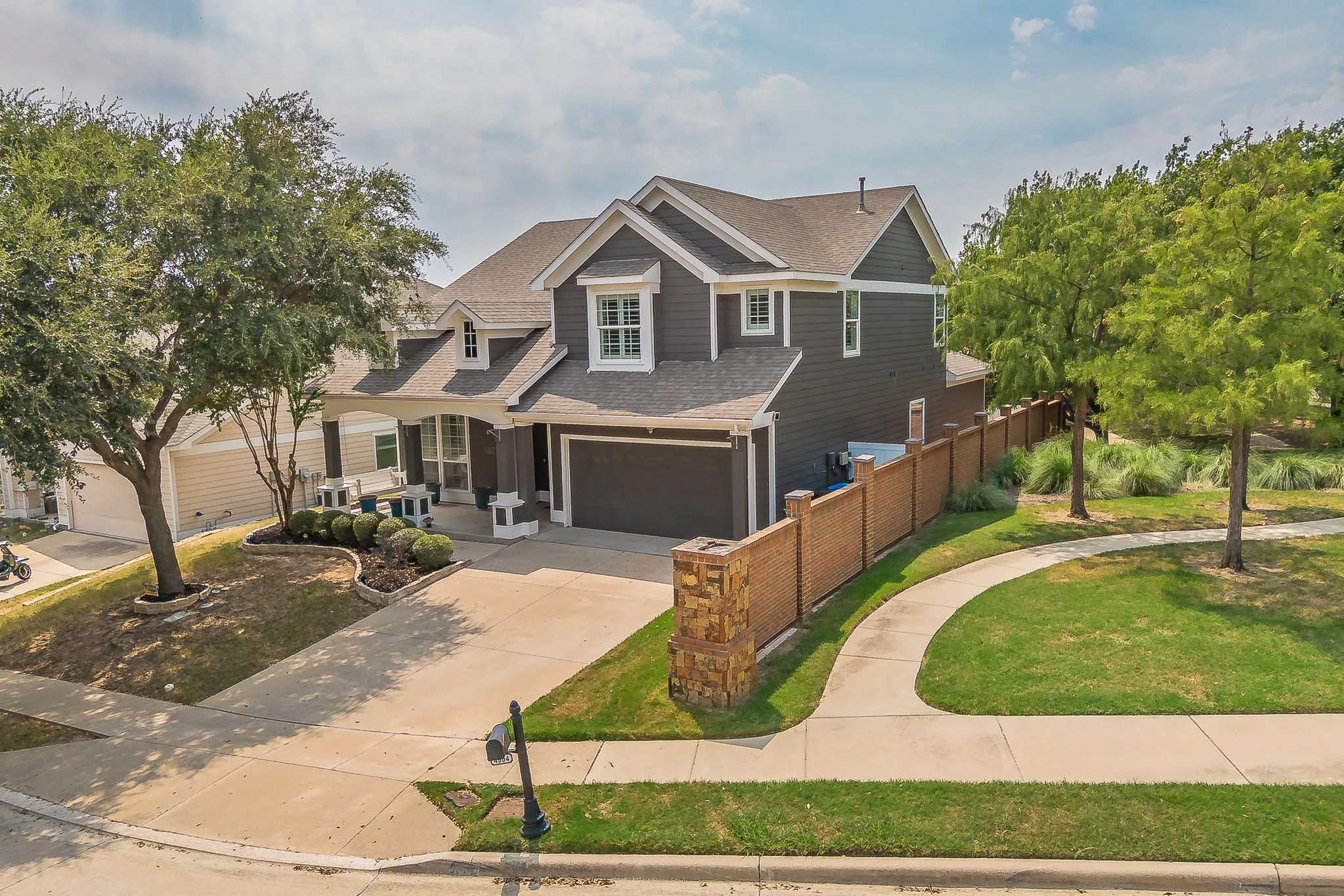 Home is adjacent to a green space & walking path
