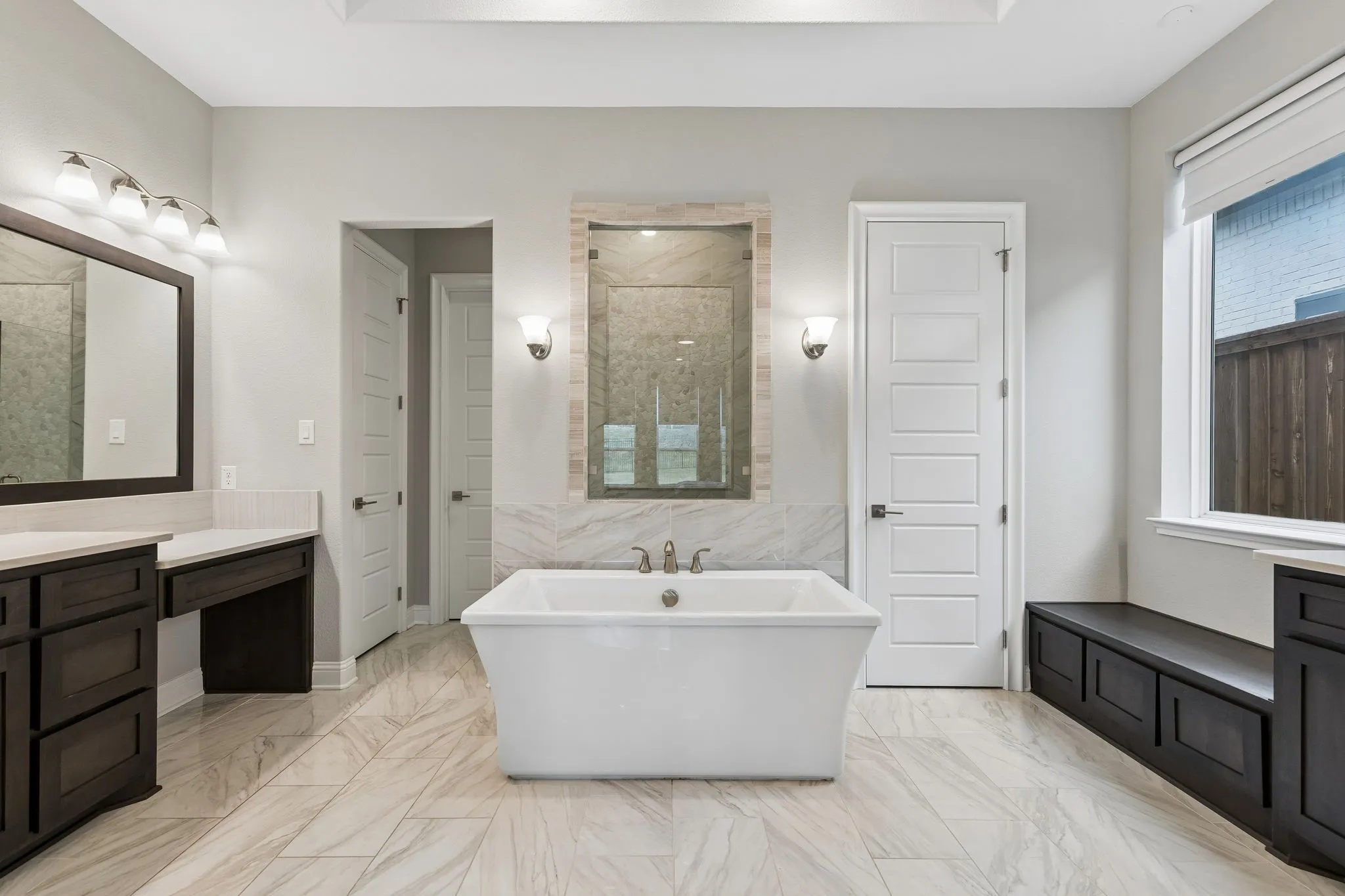 Luxury bathroom upgrades included