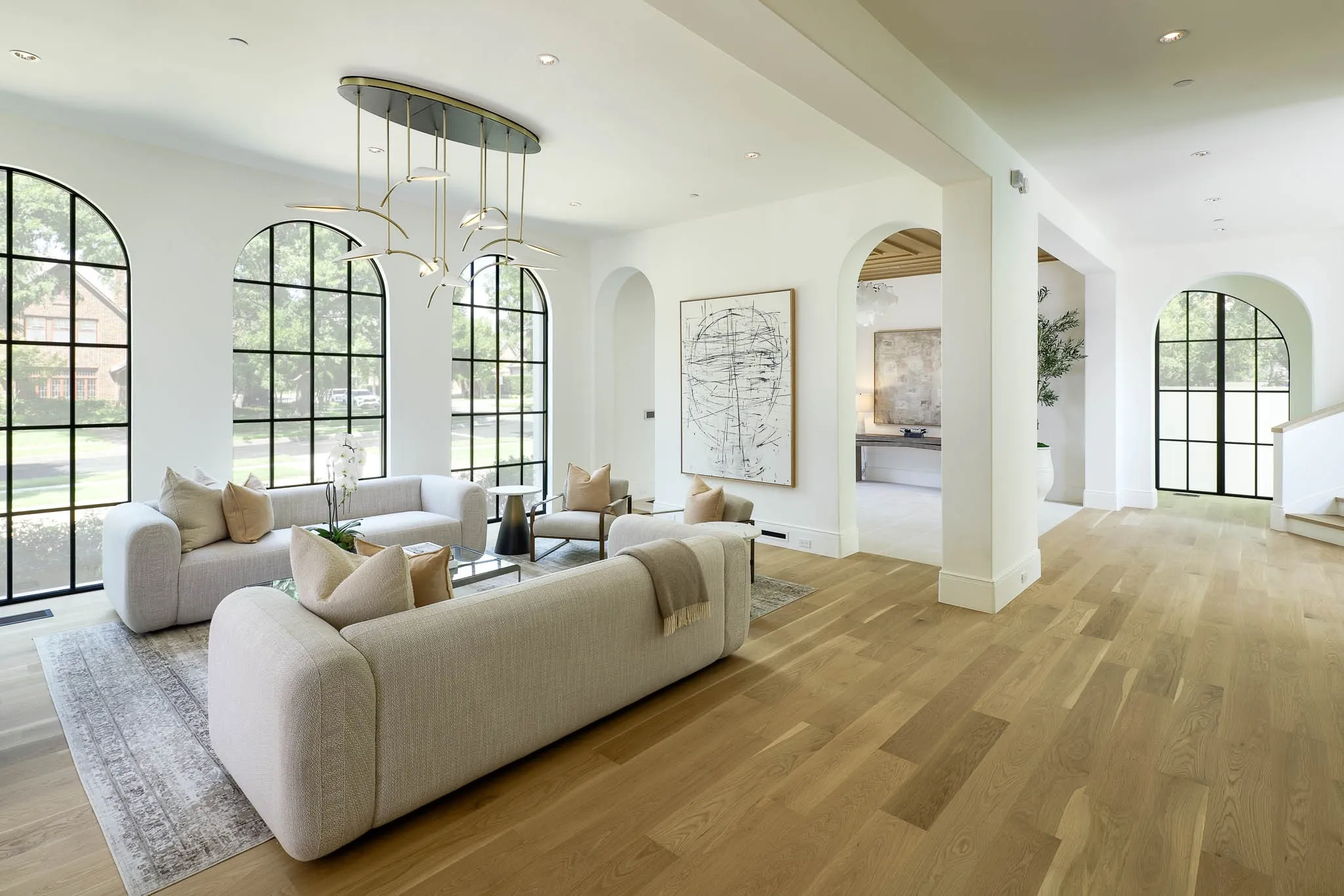 Formal Living Room with view of Entry and Gallery