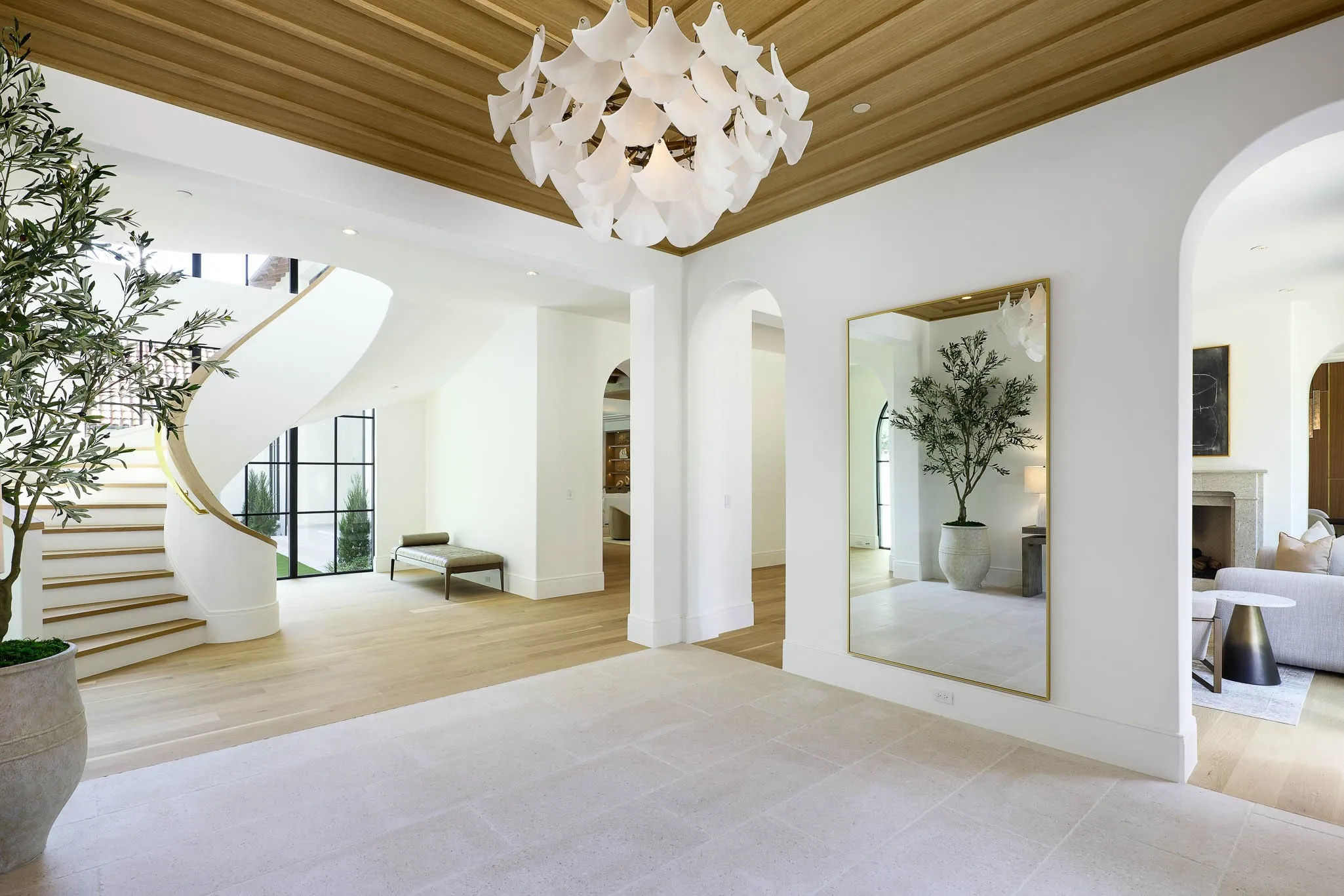 Gracious formal entry with of the Formal Living Room