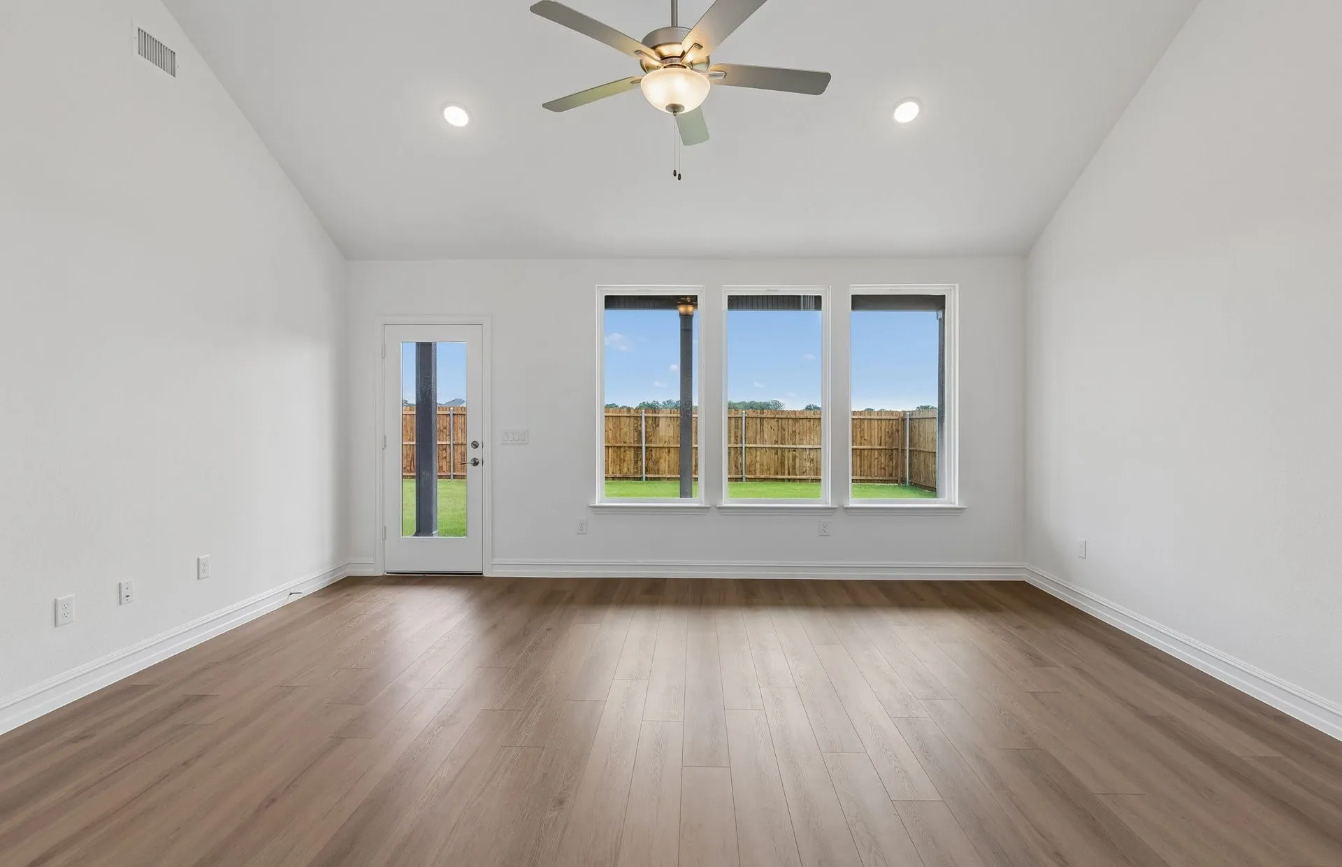 *Floorplan representation, not actual home - Spacious gathering room with large windows