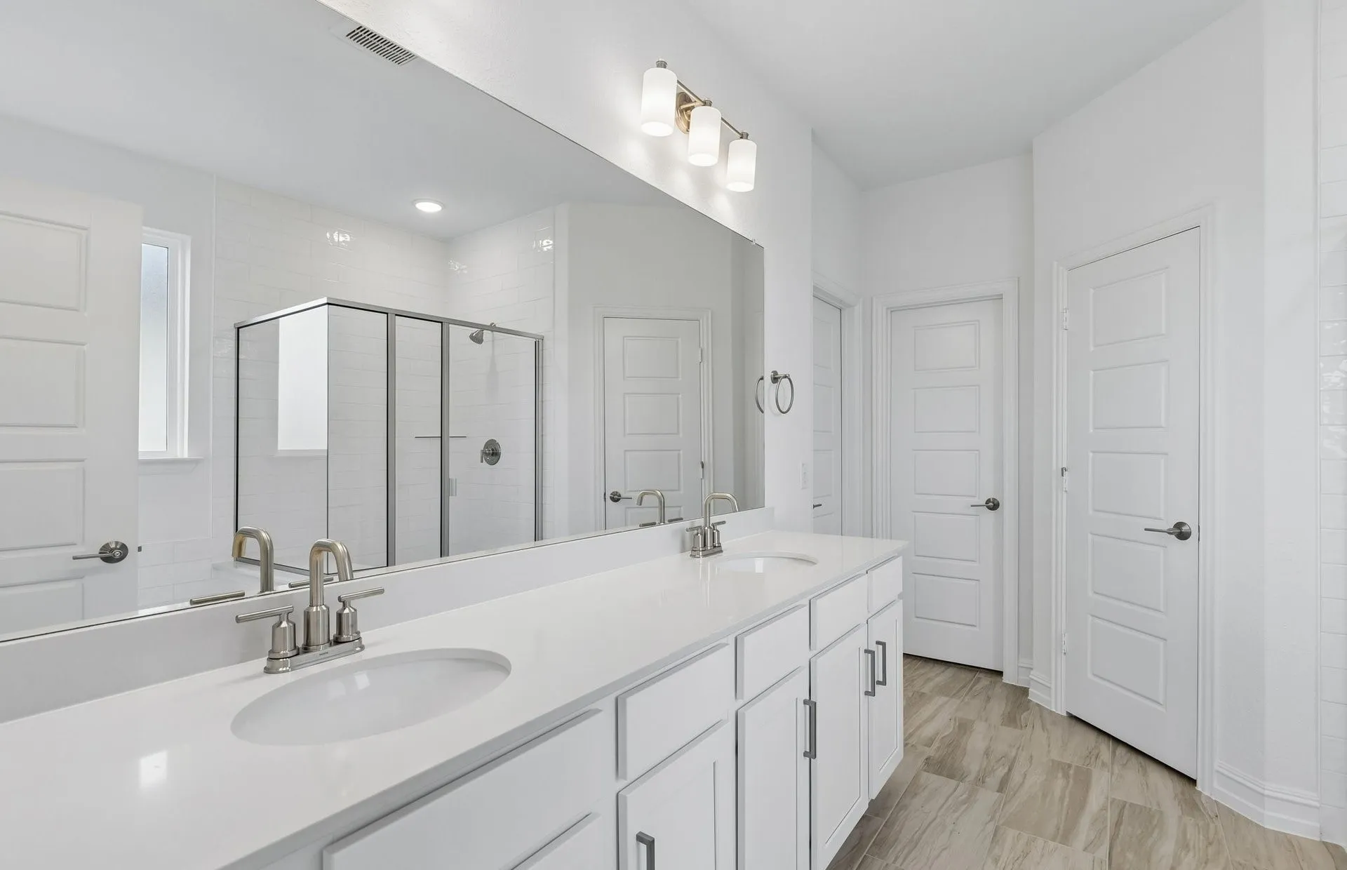 *Floorplan representation, not actual home - Owner's private bath with double vanity