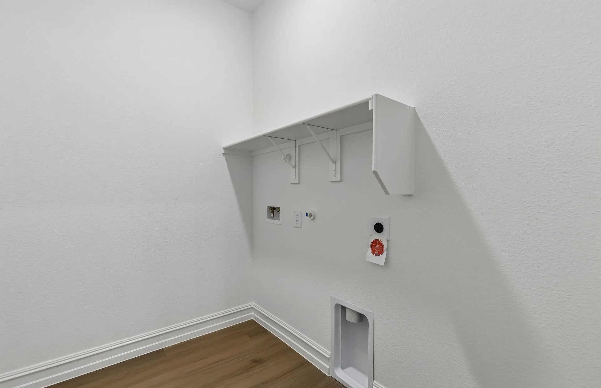 *Floorplan representation, not actual home - Laundry room with storage space