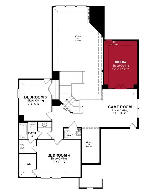 Beazer Homes Valencia on the Lake Summerfield Floorplan.