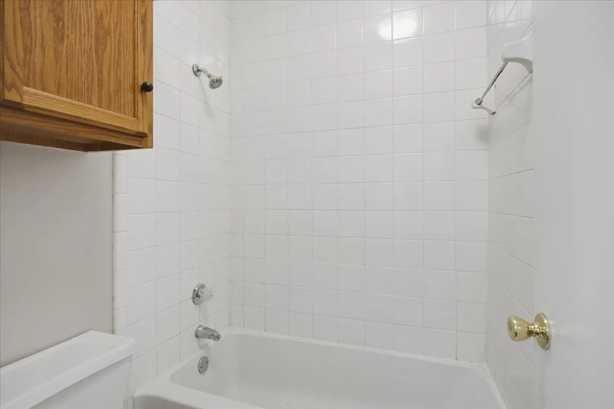 Separate bathroom and shower
