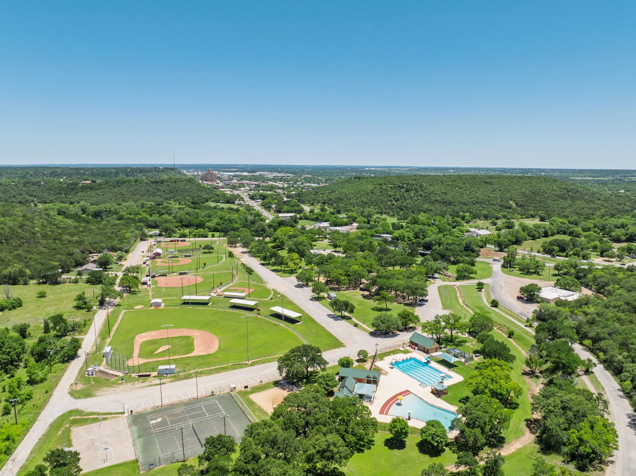 Baseball Fields and recreation park - Mineral Wells