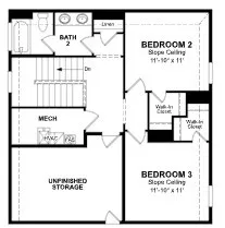 Beazer Homes Wildflower Ranch Alpine Floorplan.