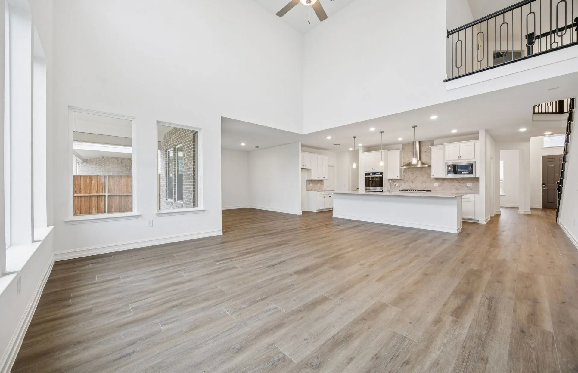 *Floorplan representation, not actual home - Gathering room with view of main living areas