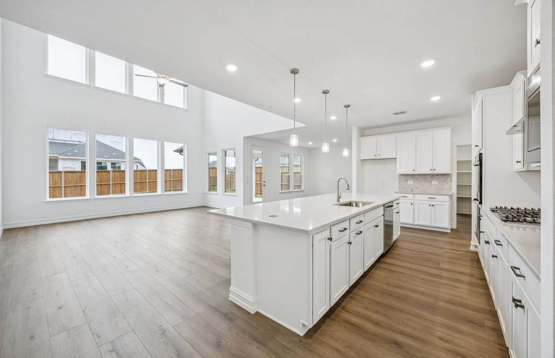 *Floorplan representation, not actual home - Spacious gathering room with large windows