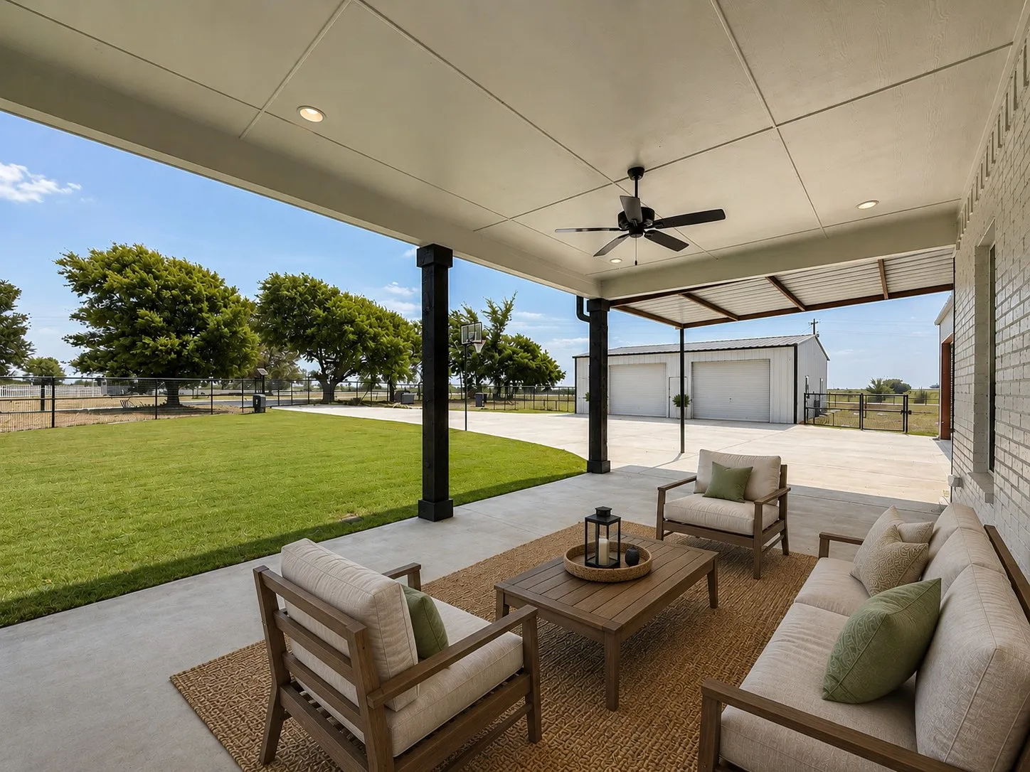 Back Patio - virtually staged