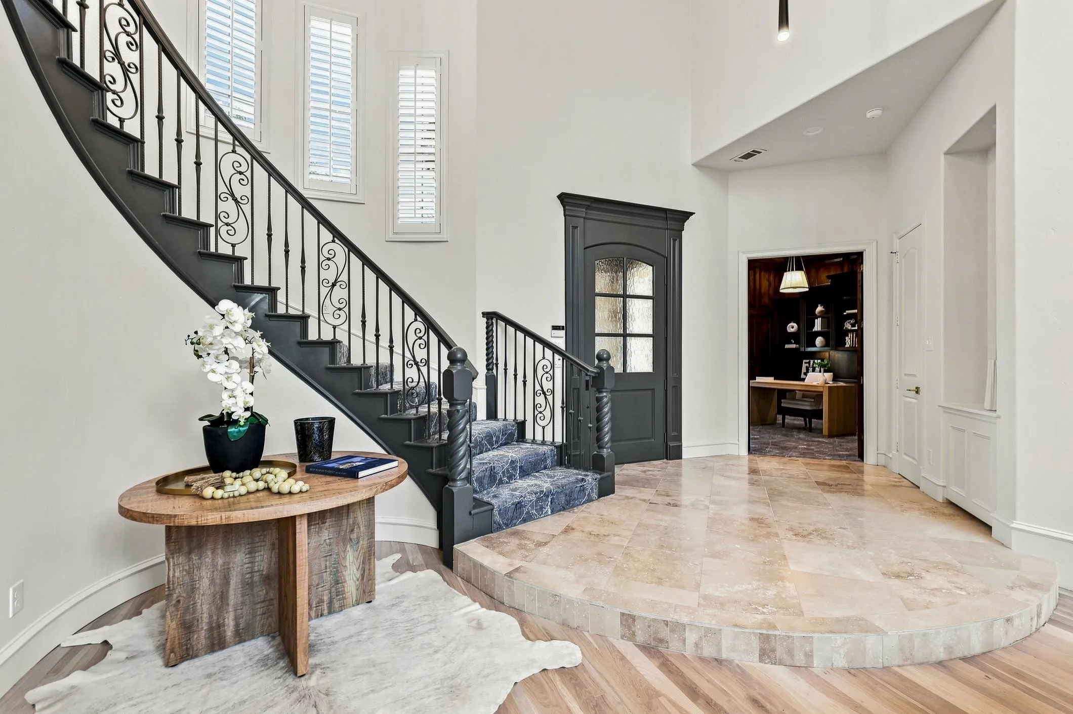 Blended color scheme to give this home a warm and inviting appeal