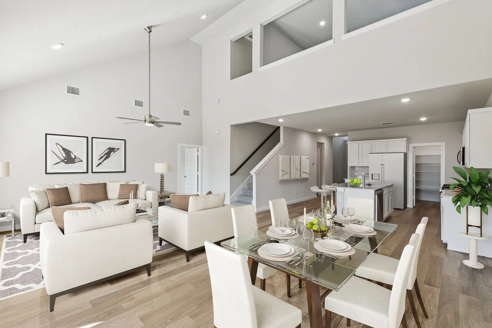 Open Floor Plan in the Winters home plan by Trophy Signature Homes – REPRESENTATIVE PHOTO