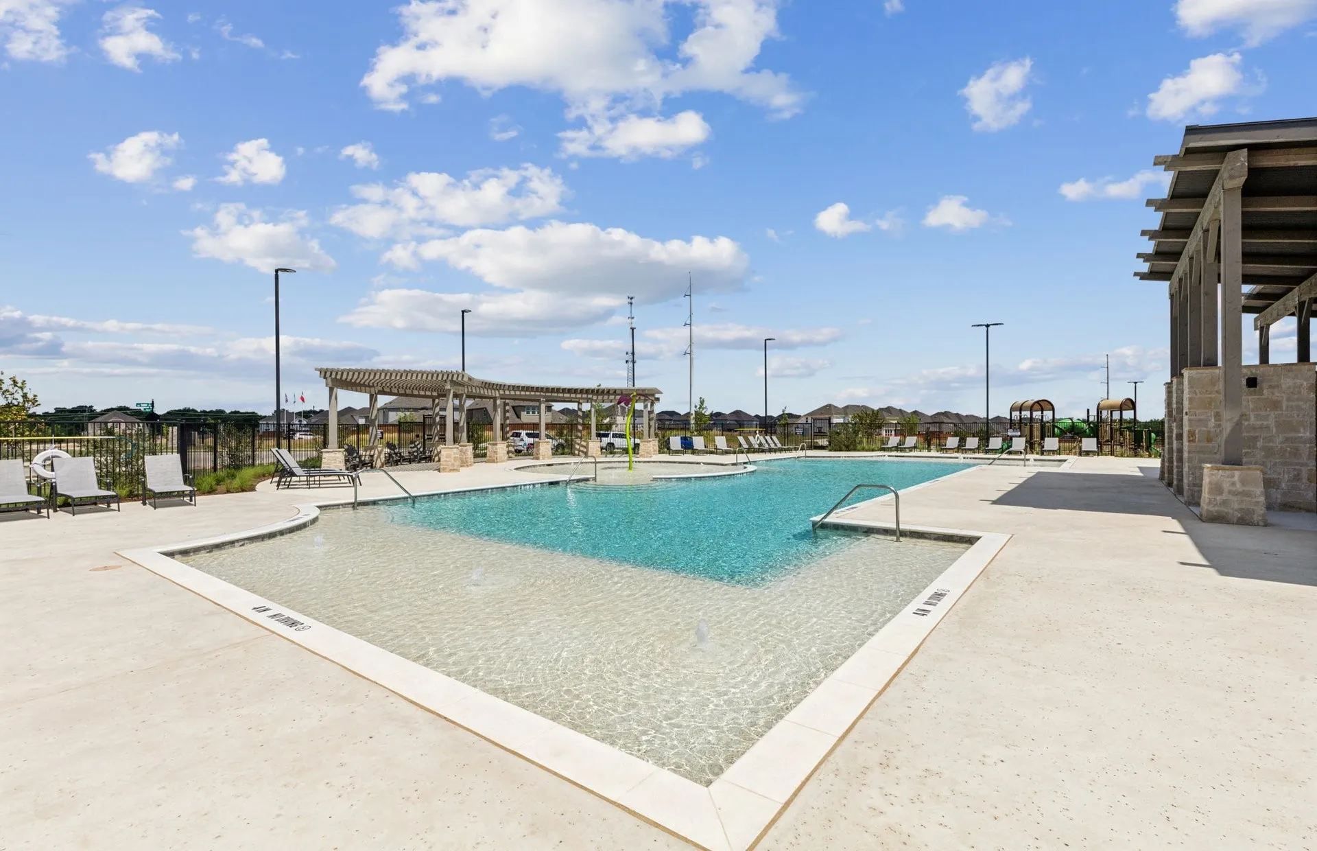 Sparkling pool