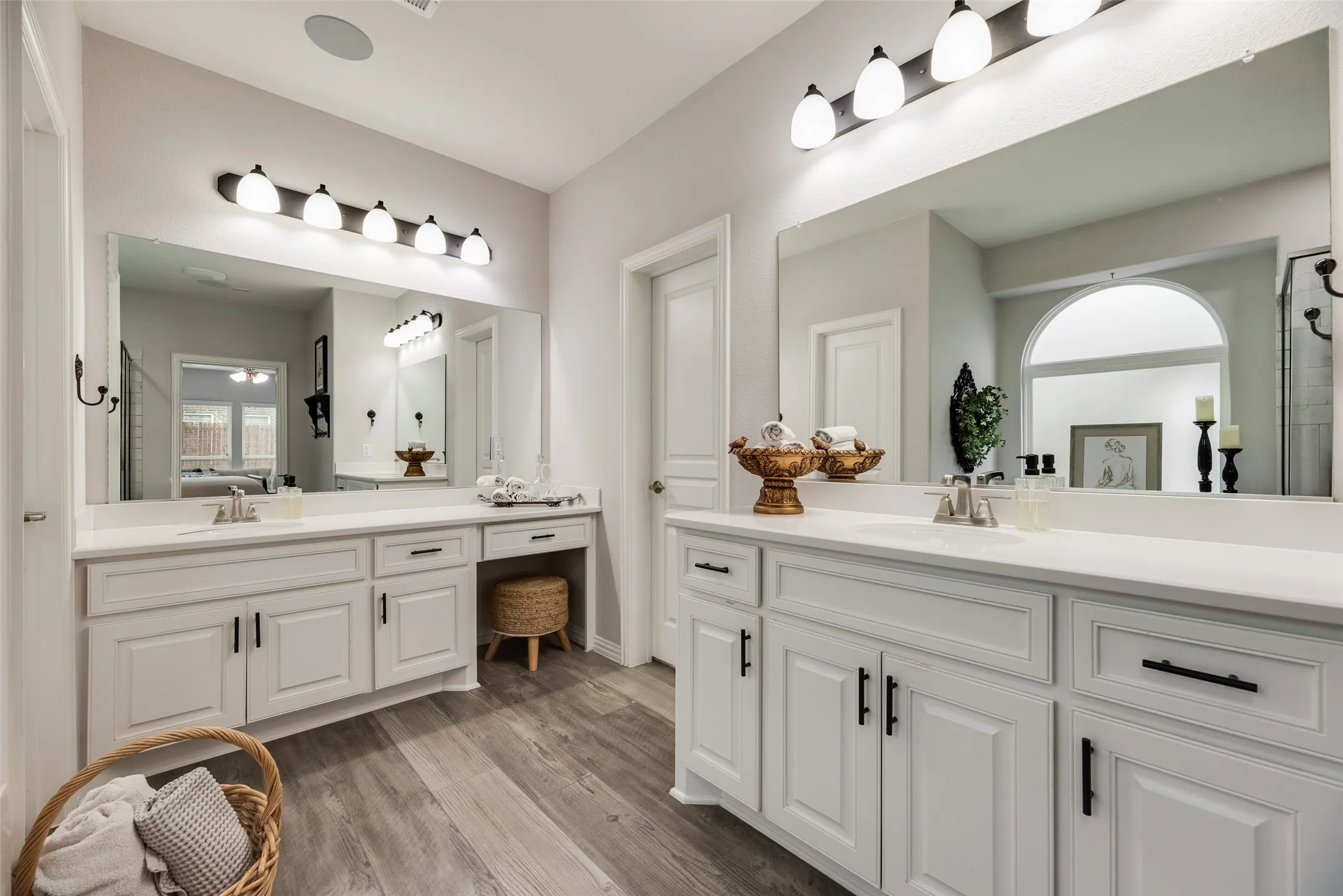 Separate vanities