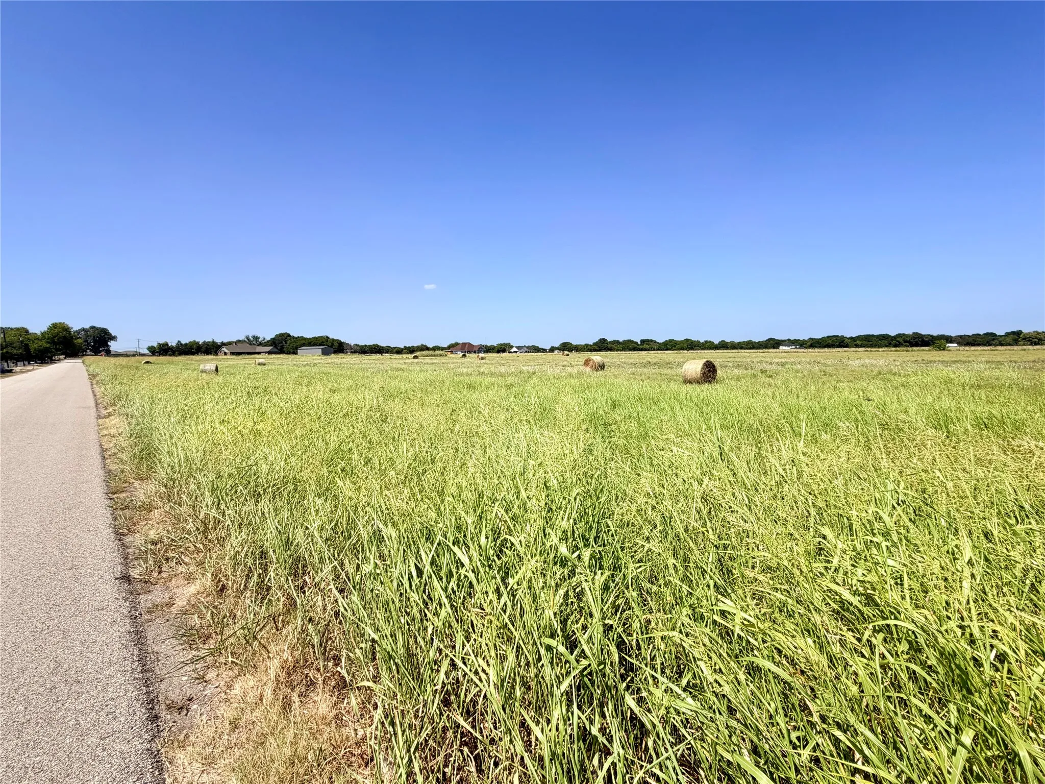 Asphalt road frontage