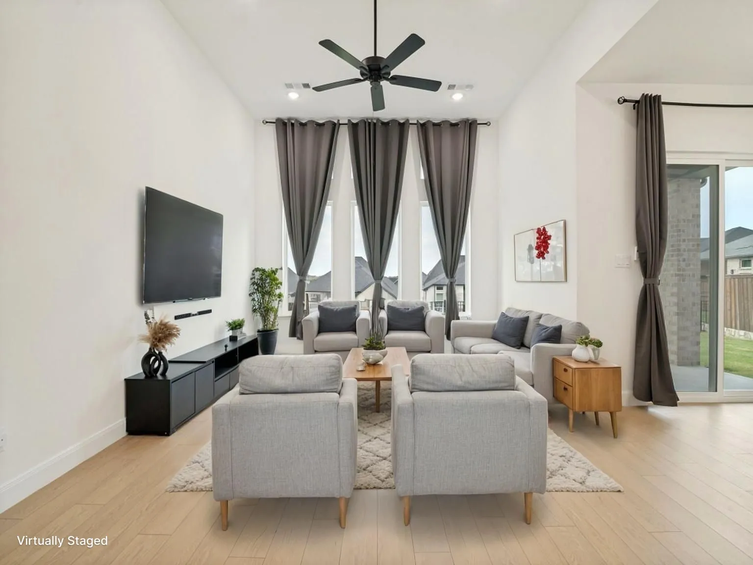 Living Room - Virtually Staged