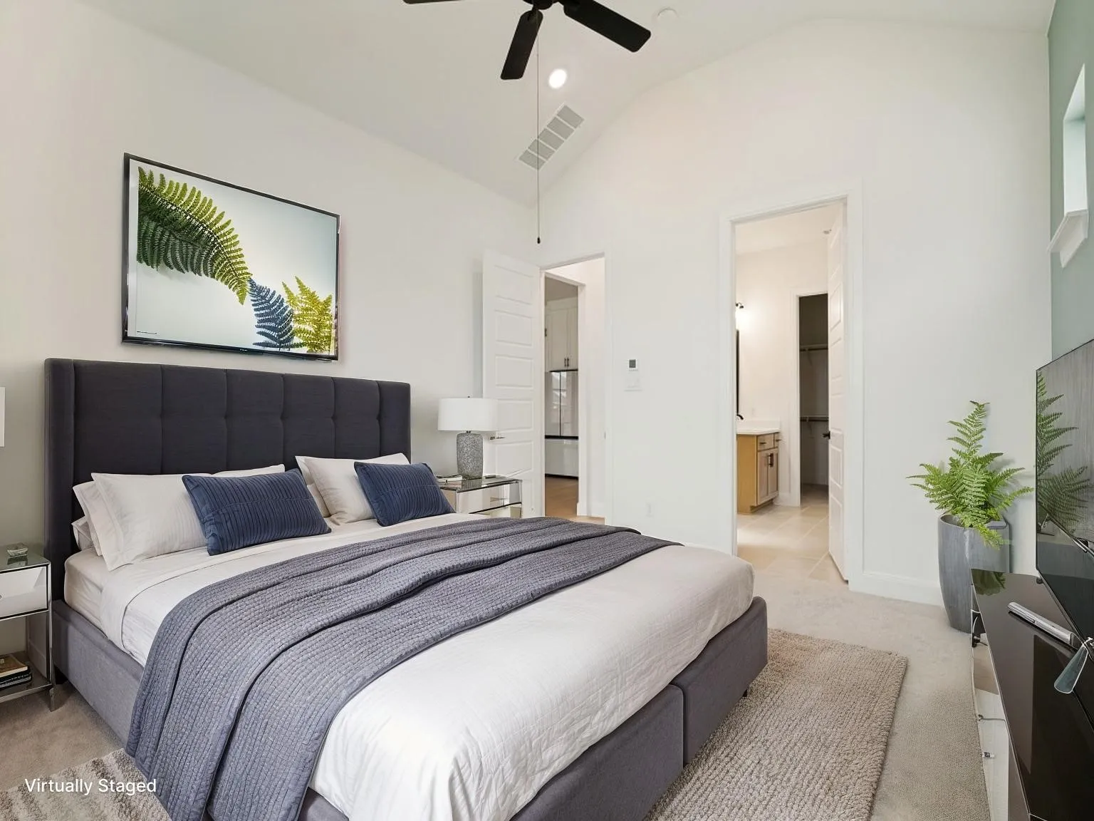 Master Bedroom - Virtually Staged