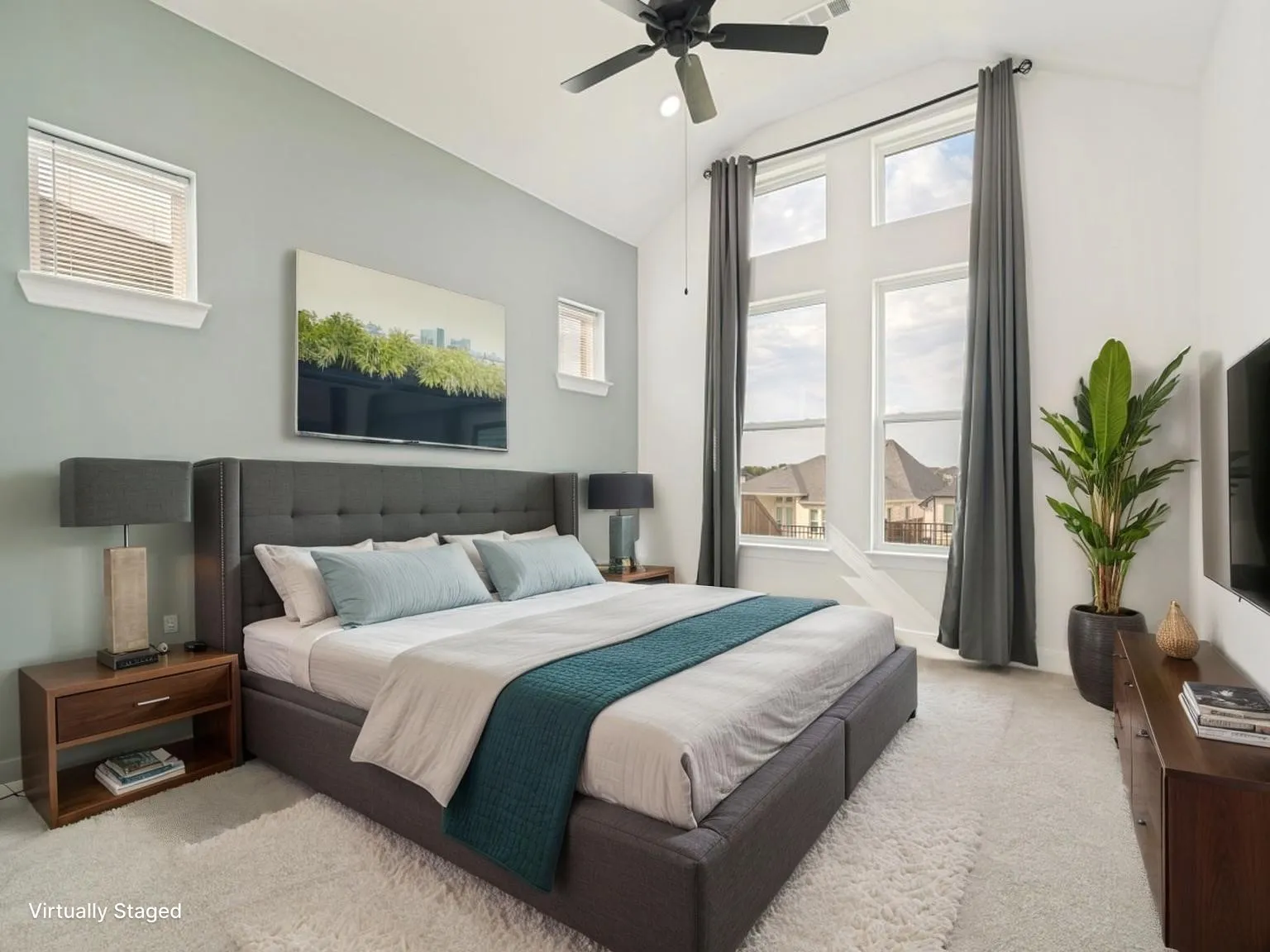 Master Bedroom - Virtually Staged
