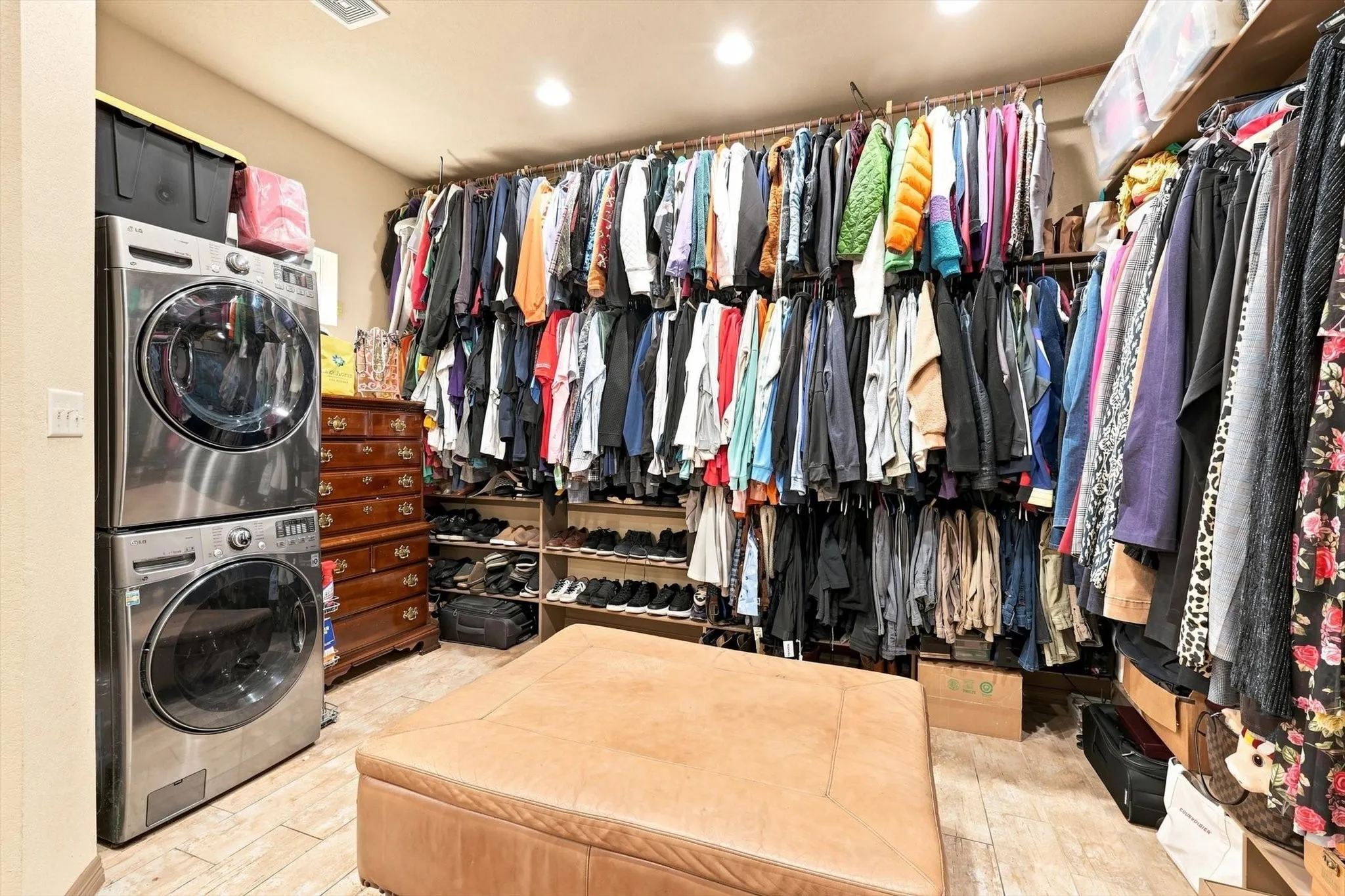Must see in person! The primary closet space is endless