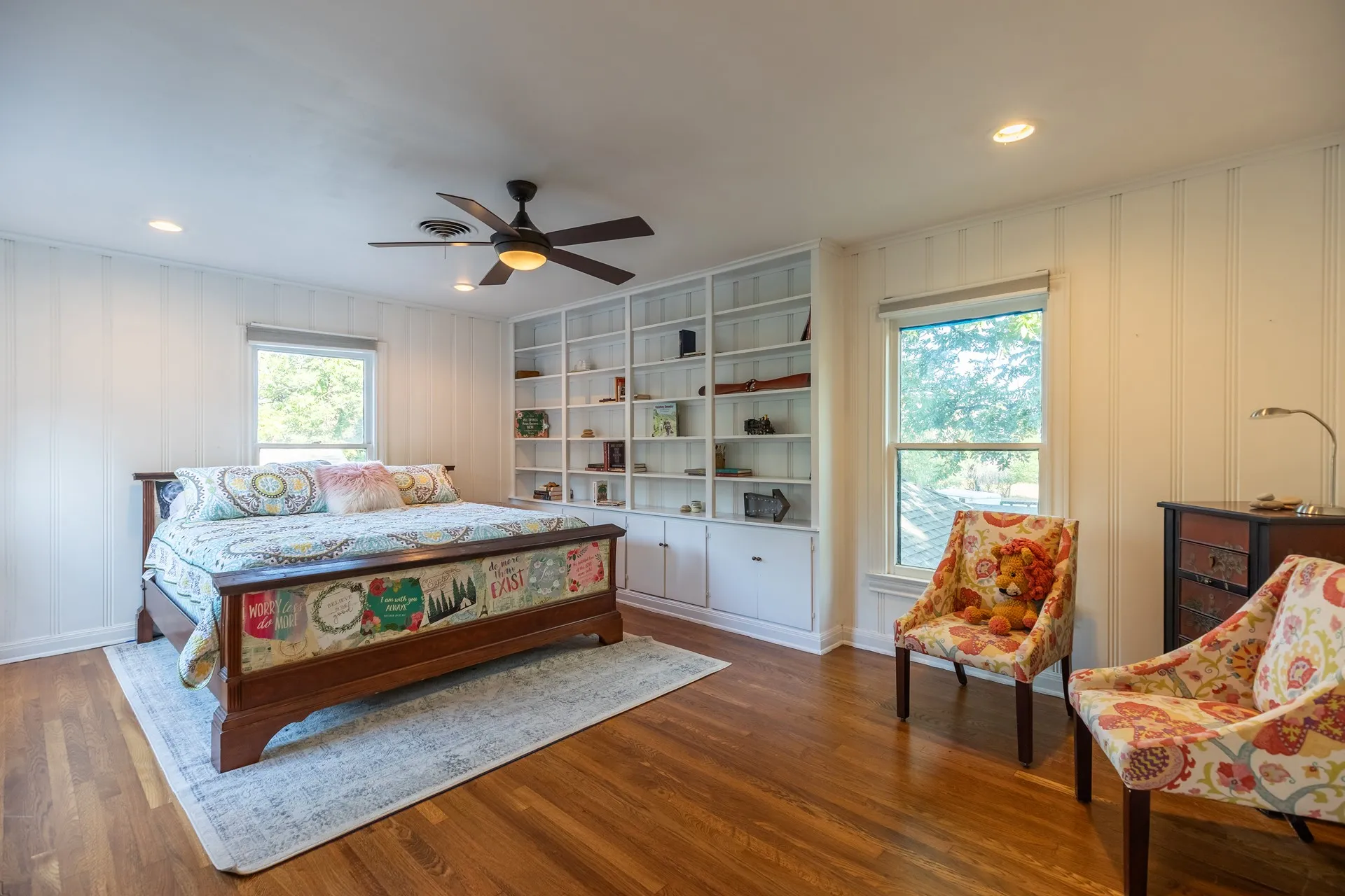 upstairs room
