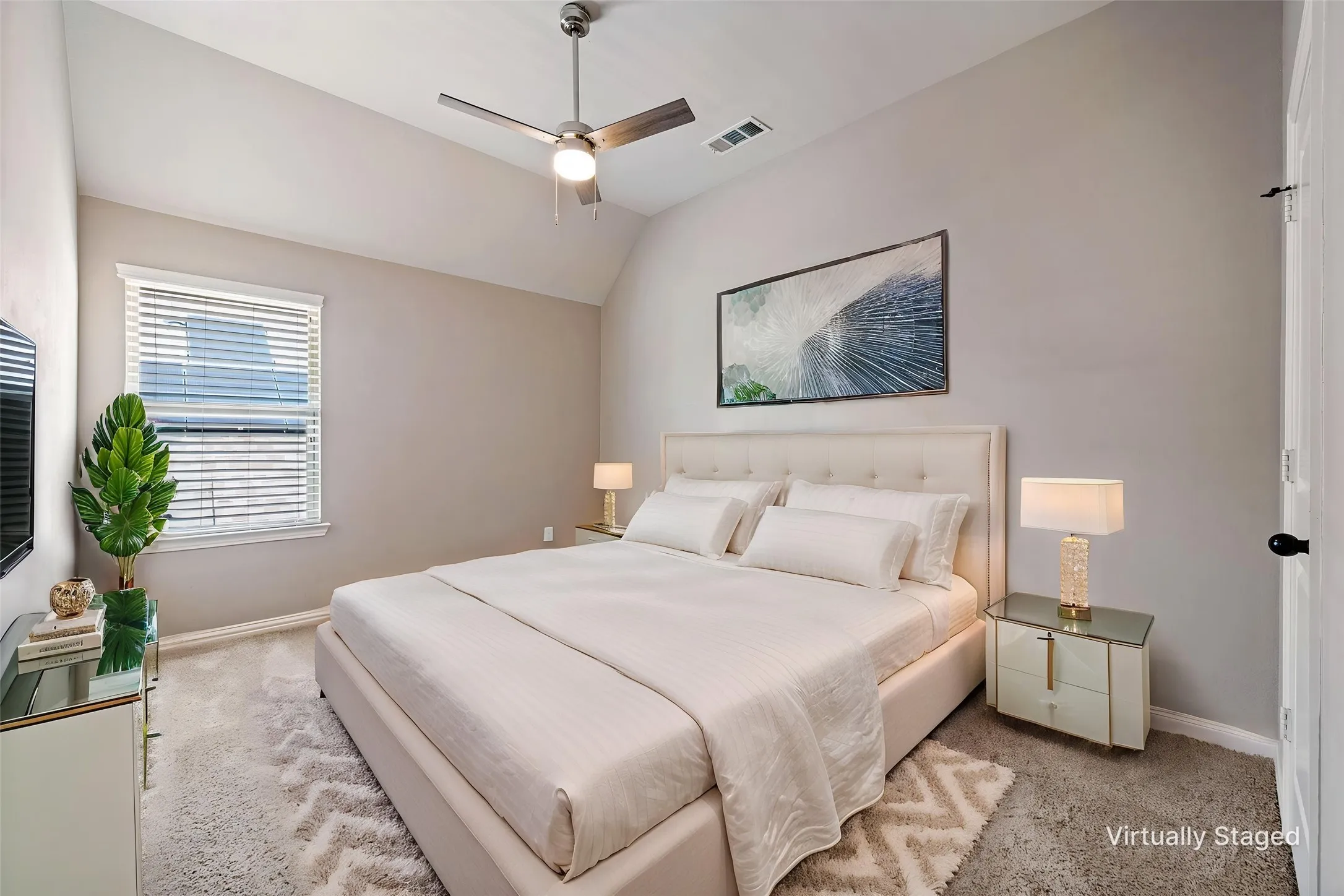Second of three bedrooms upstairs