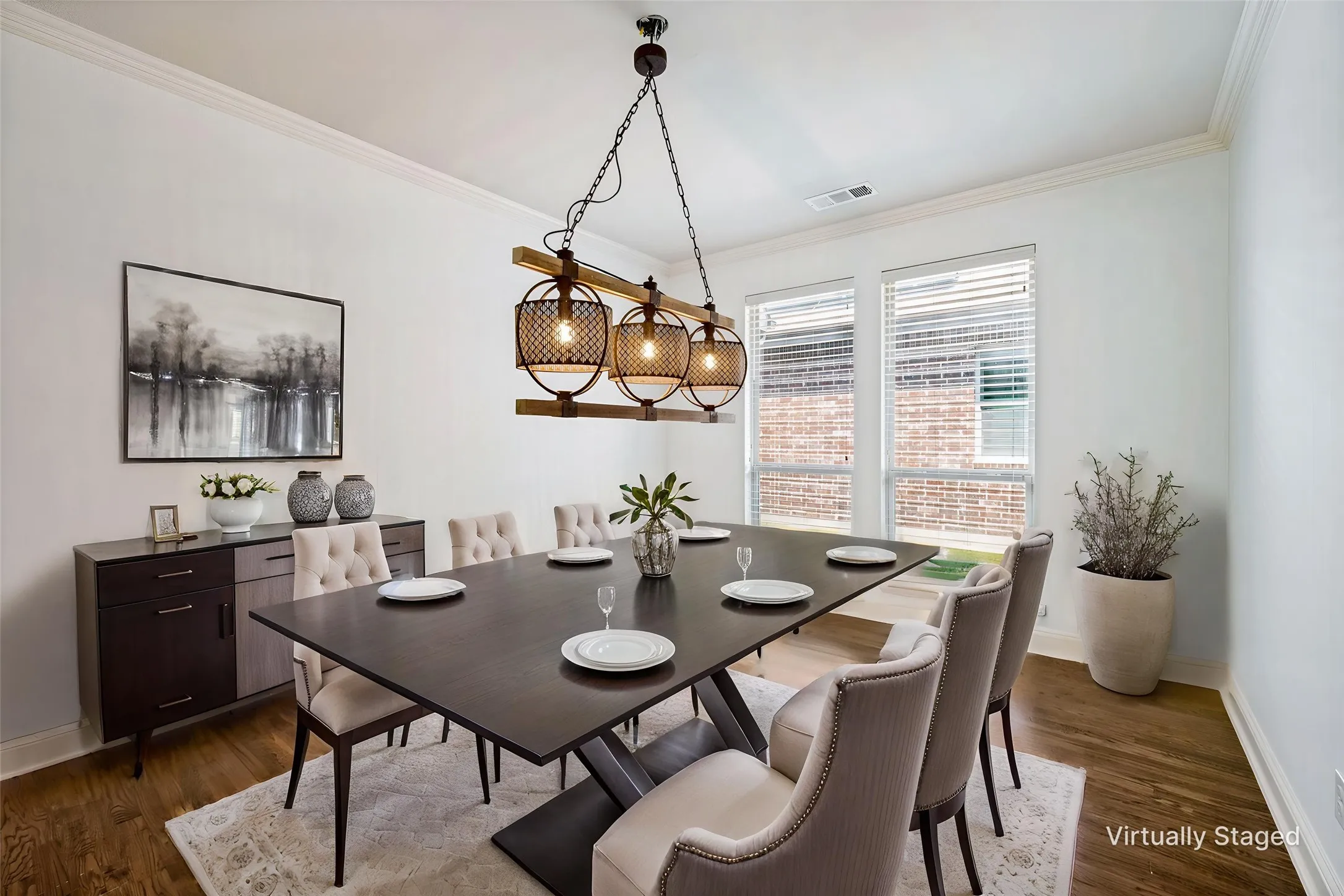 Extend additional dining into the dining room