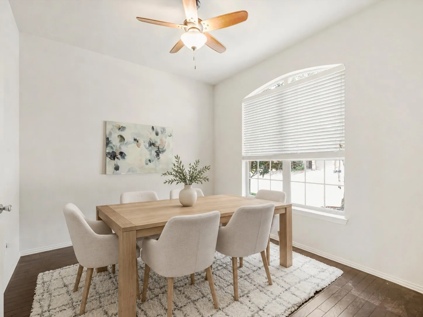 Room virtually staged