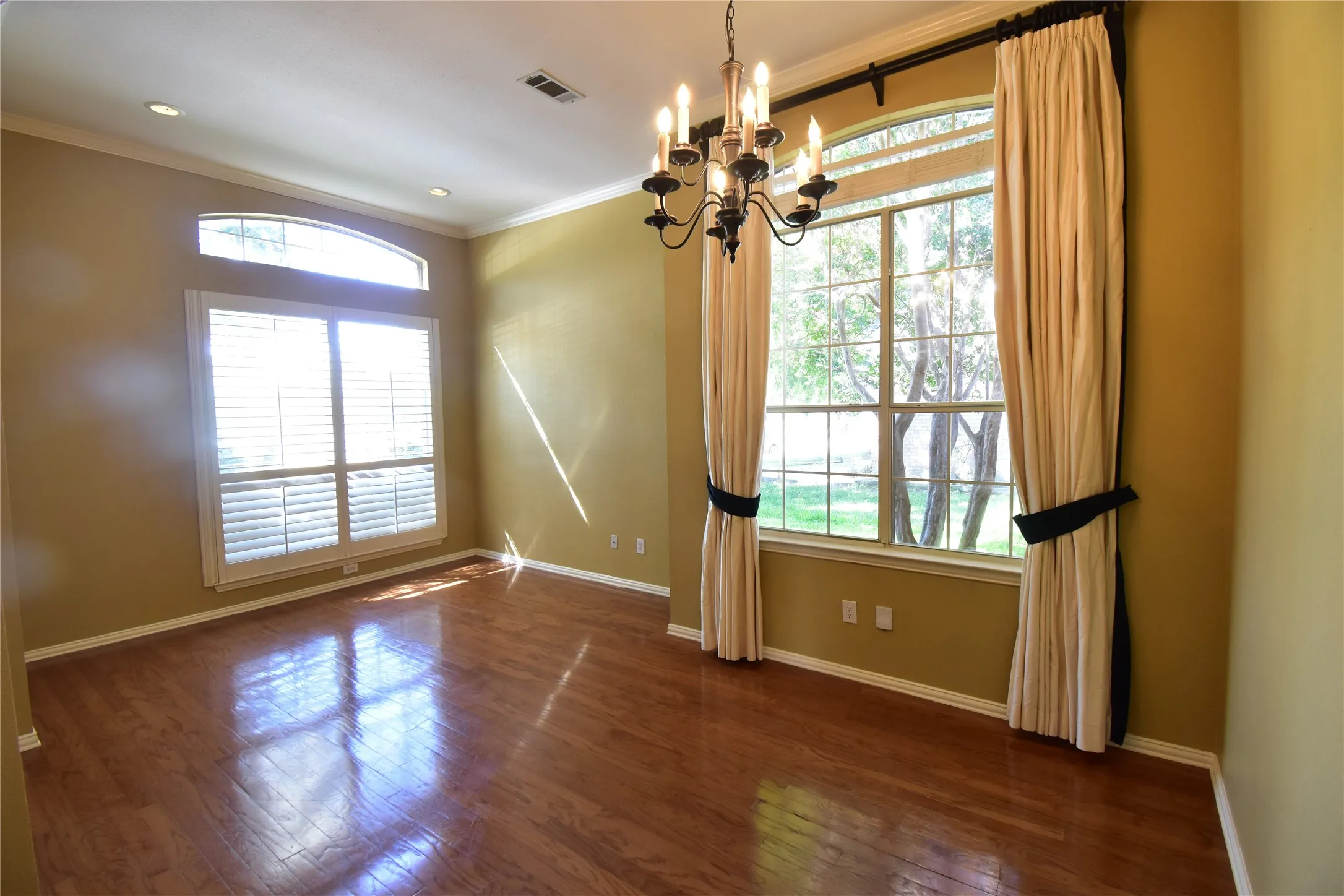 Formal living and dining areas