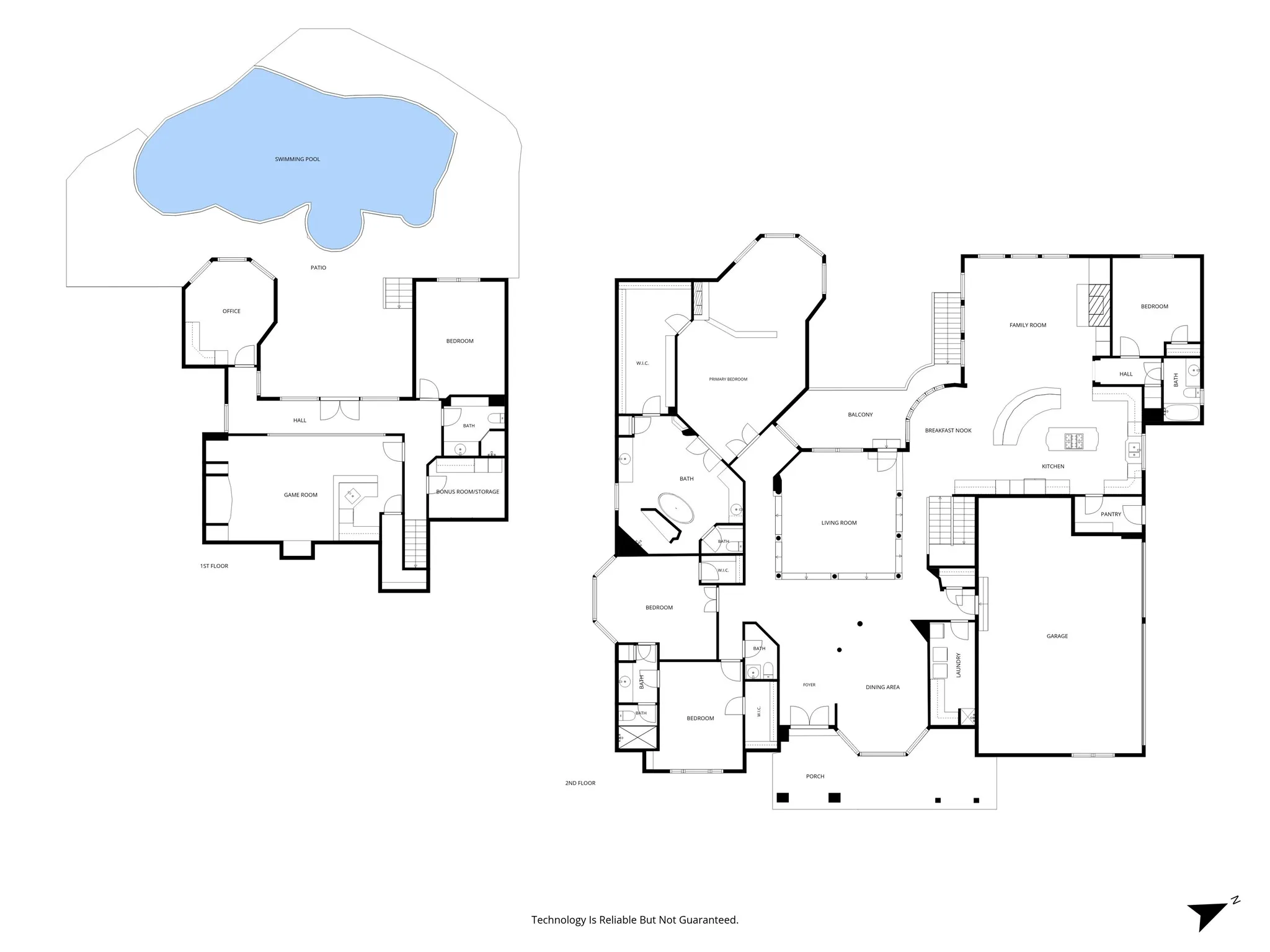 Floor plan is deemed highly reliable but not guaranteed.
