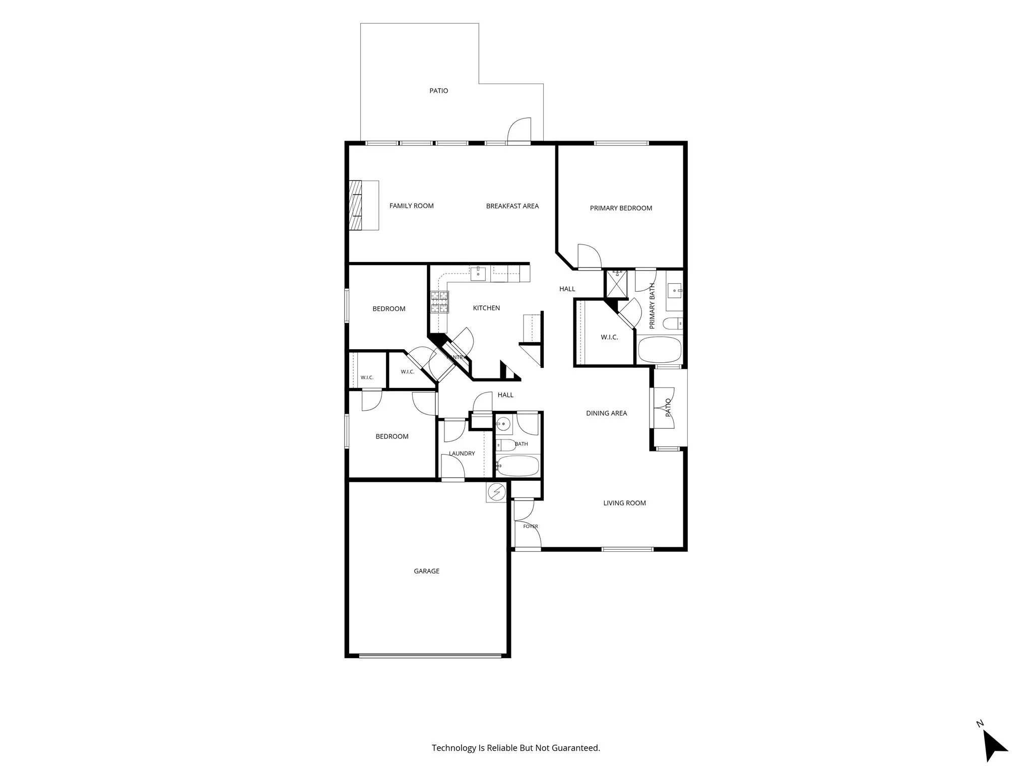 Floor plan is deemed highly reliable but not guaranteed.

