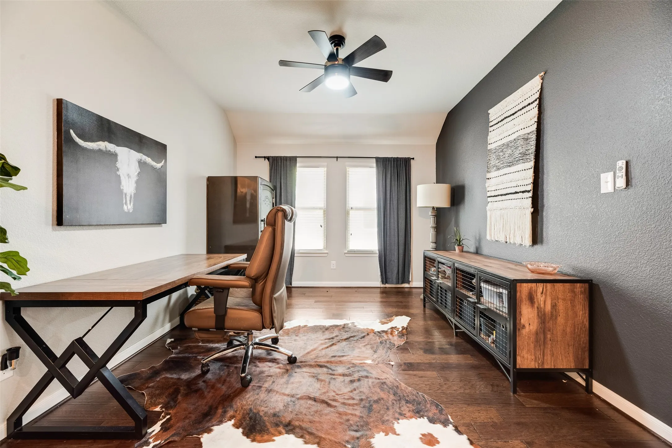 Hardwood-style flooring throughout