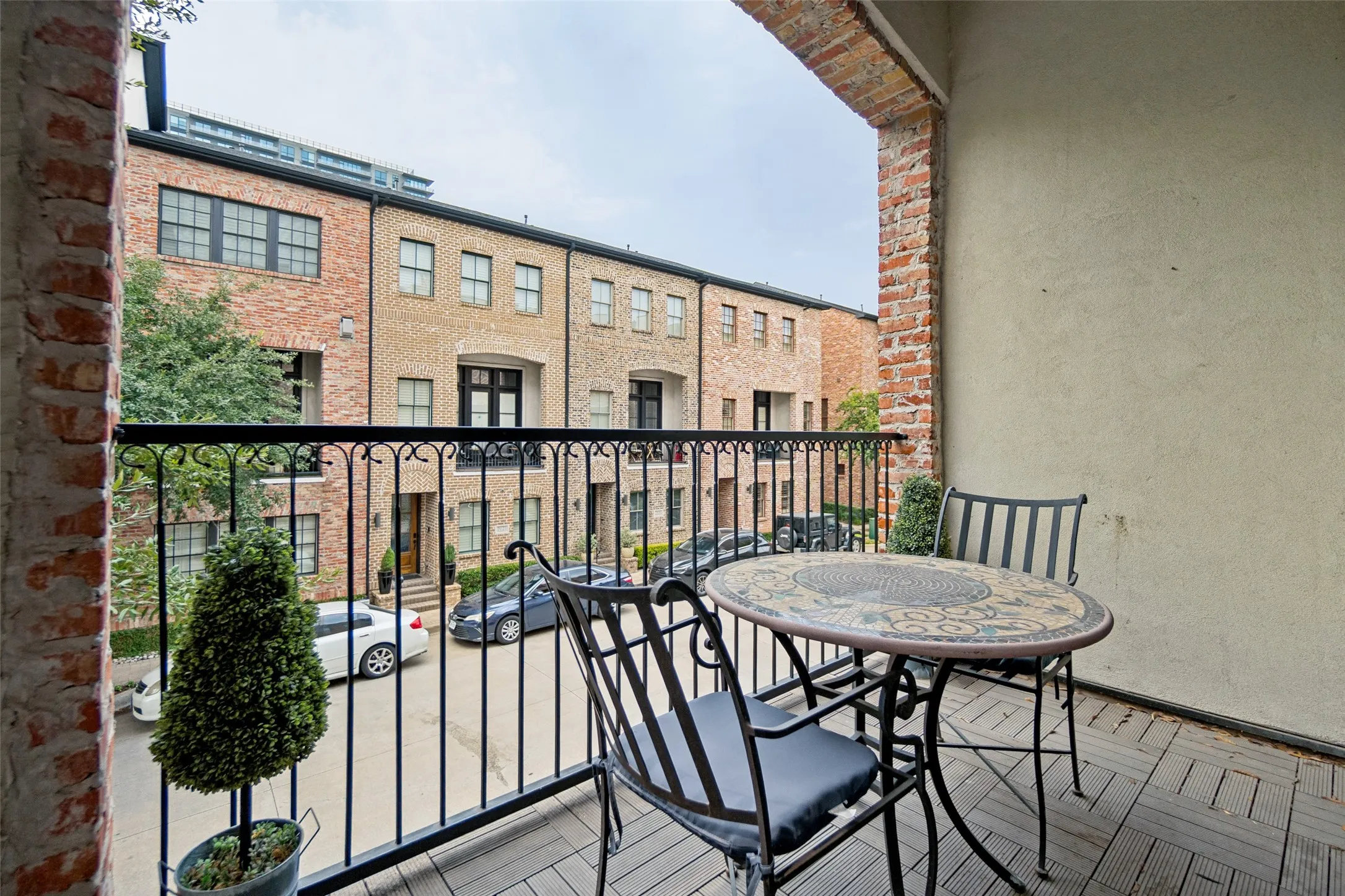 Balcony off the living area