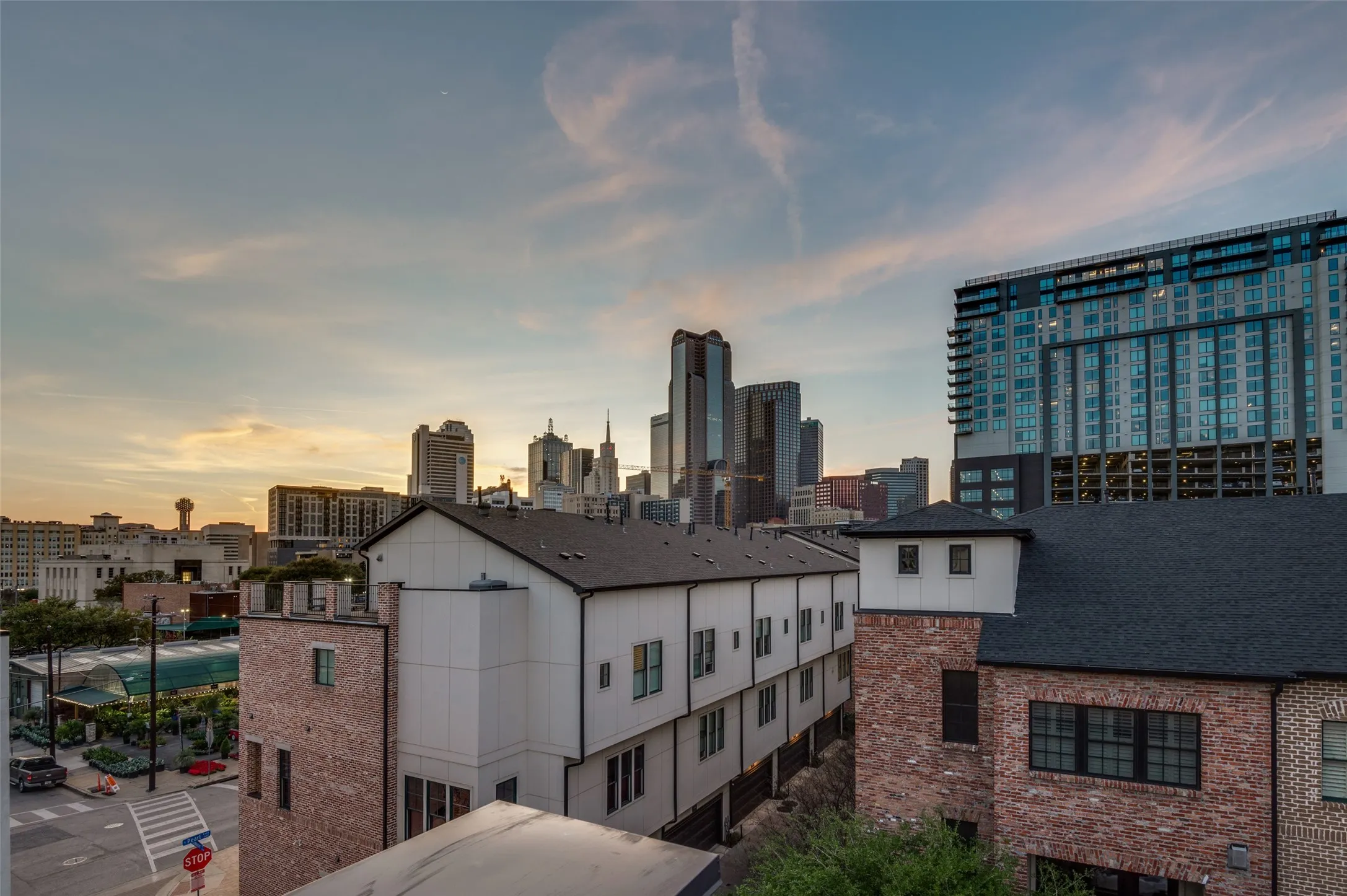 Rooftop View at Sunset
