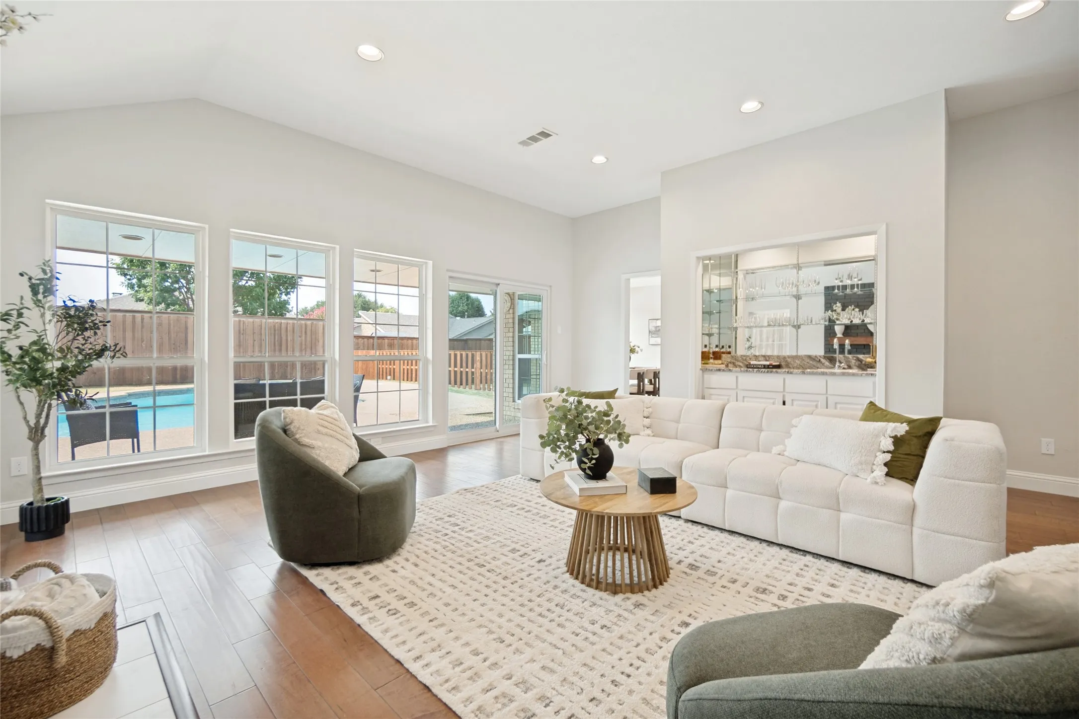Living Room  is Open and Spacious