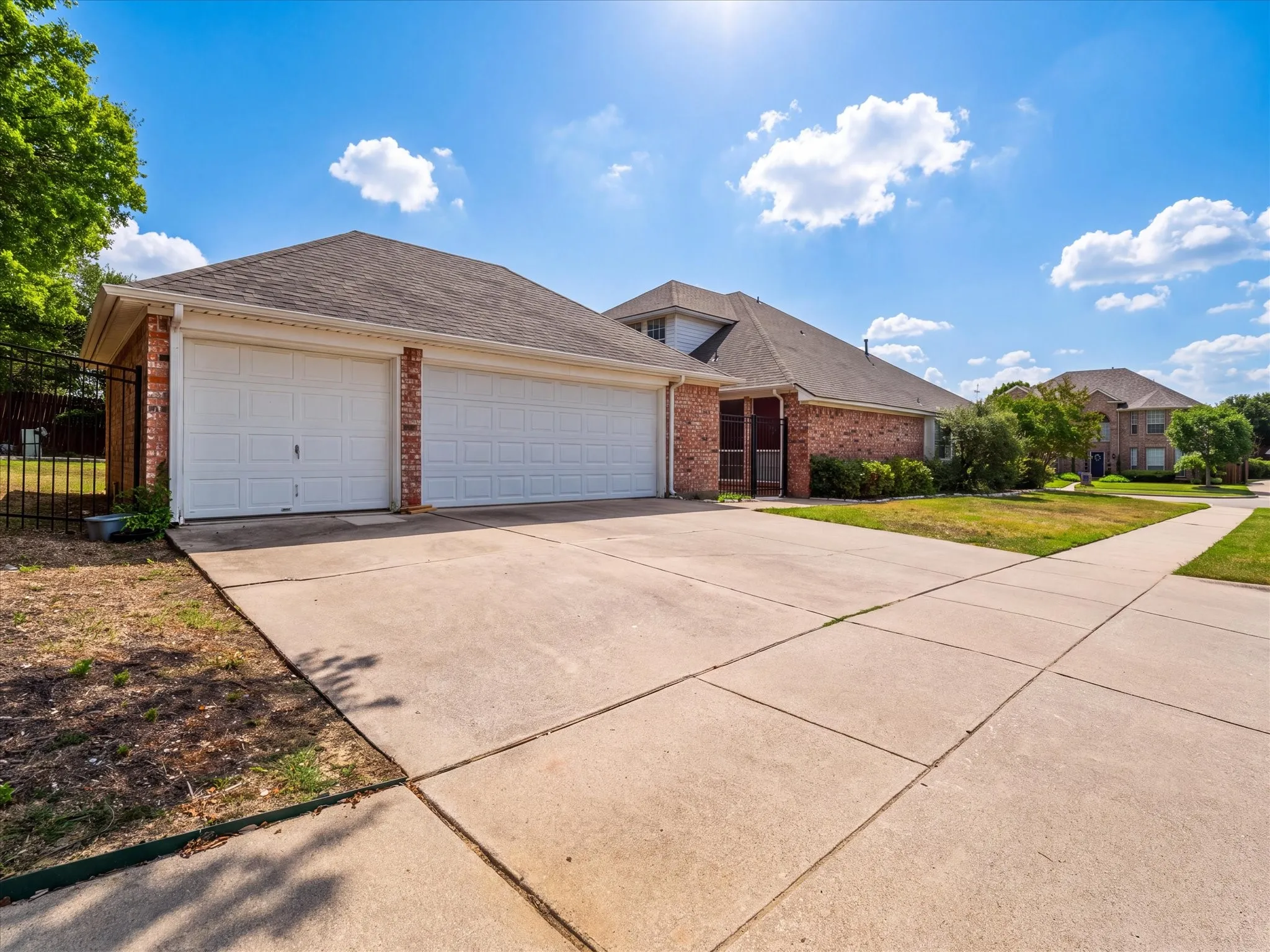 Spacious, rare 3-car garage at this price point!