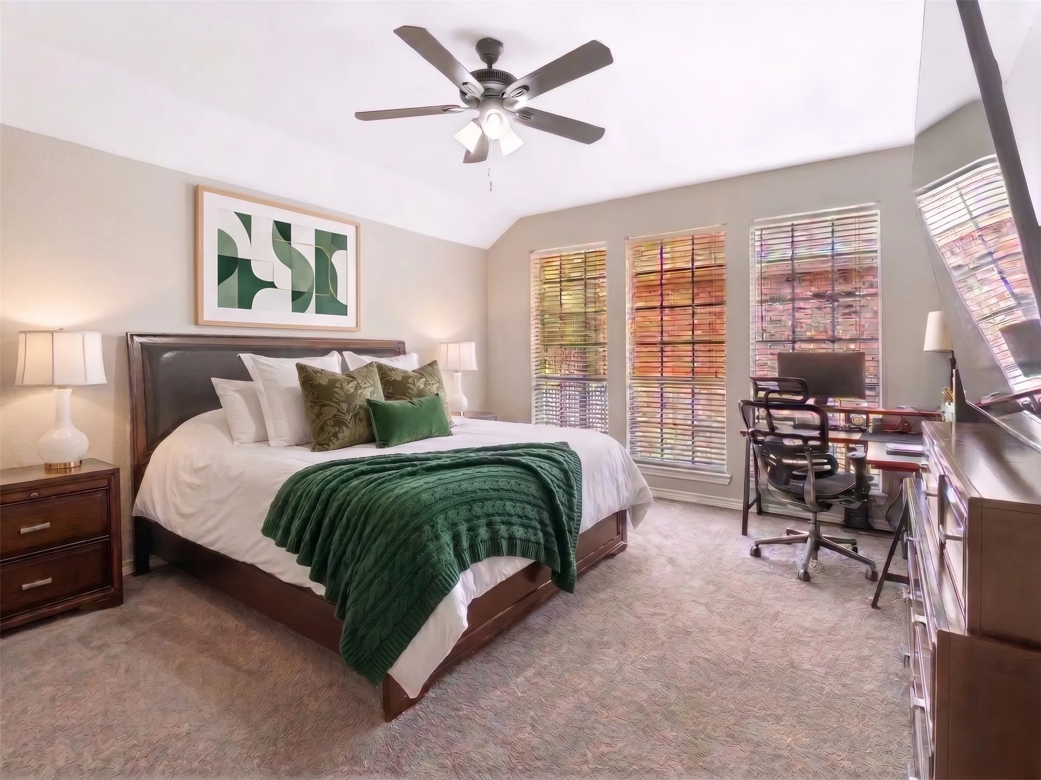 bedding virtually staged