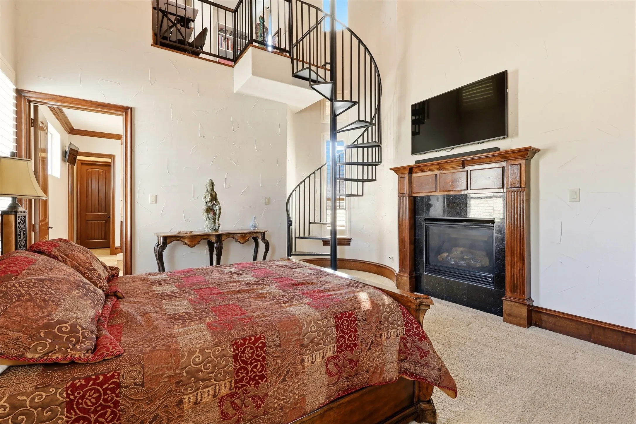 Private Loft via Spiral Staircase 1110 Newkirk Court Kingsbridge Rockwall County