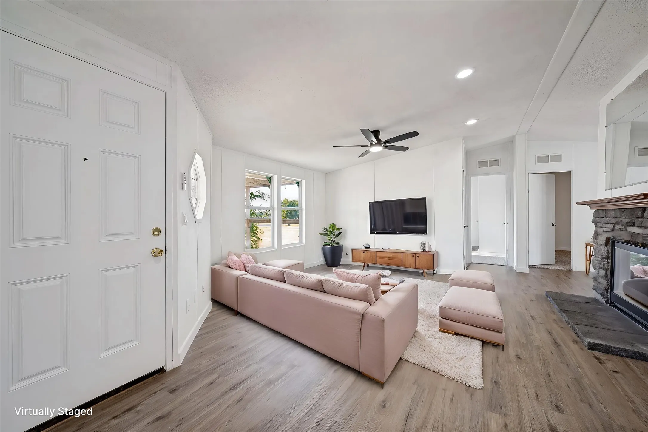 Virtually Staged Living Area.
