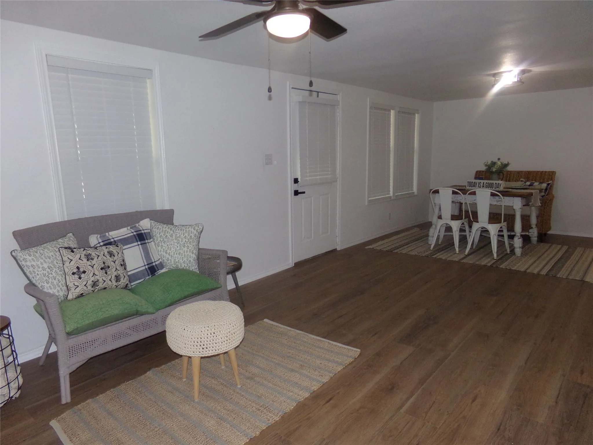 new ceiling fan through out home and all new light fixtures,